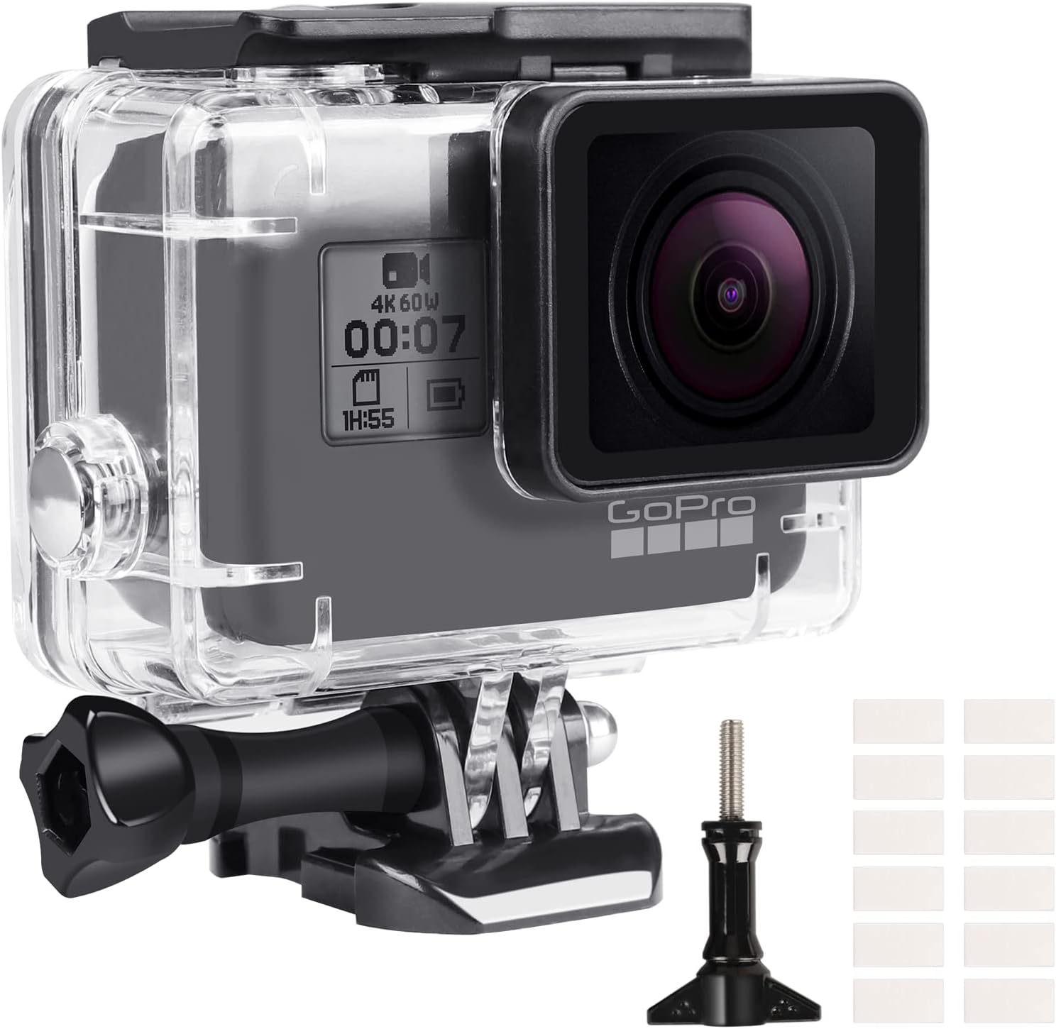 REDTRON Waterproof Housing Case for GoPro Hero 5/6/7, 60M Diving Protective Hous...