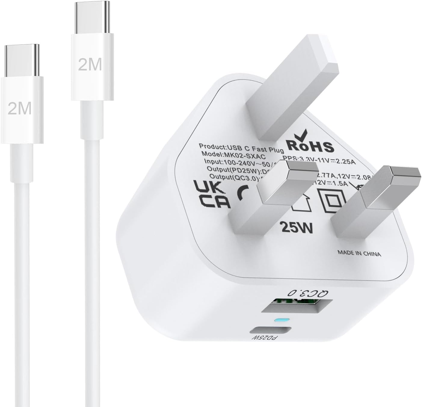 Samsung Charger Cable Fast Charge,25W PPS Super Fast Samsung Phone Charger Plug...