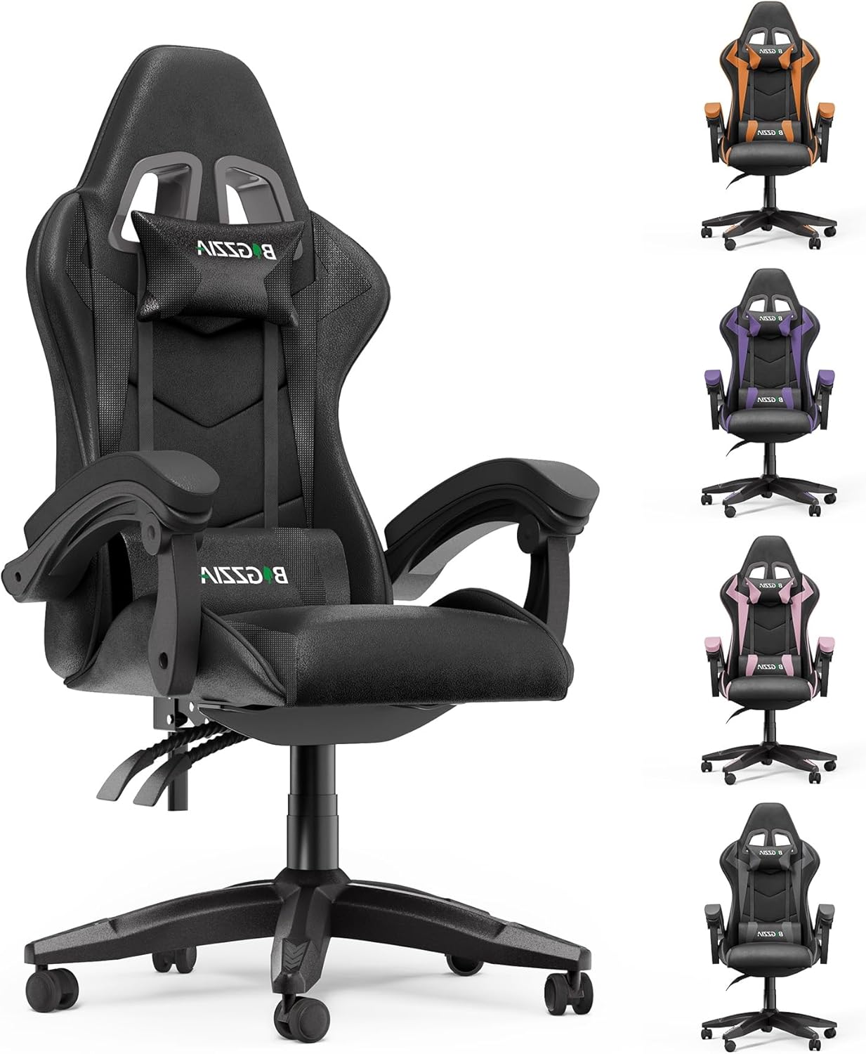 Racingreat Gaming Chair,Ergonomic Gaming Chair for Adults, Height Adjustable Rec...