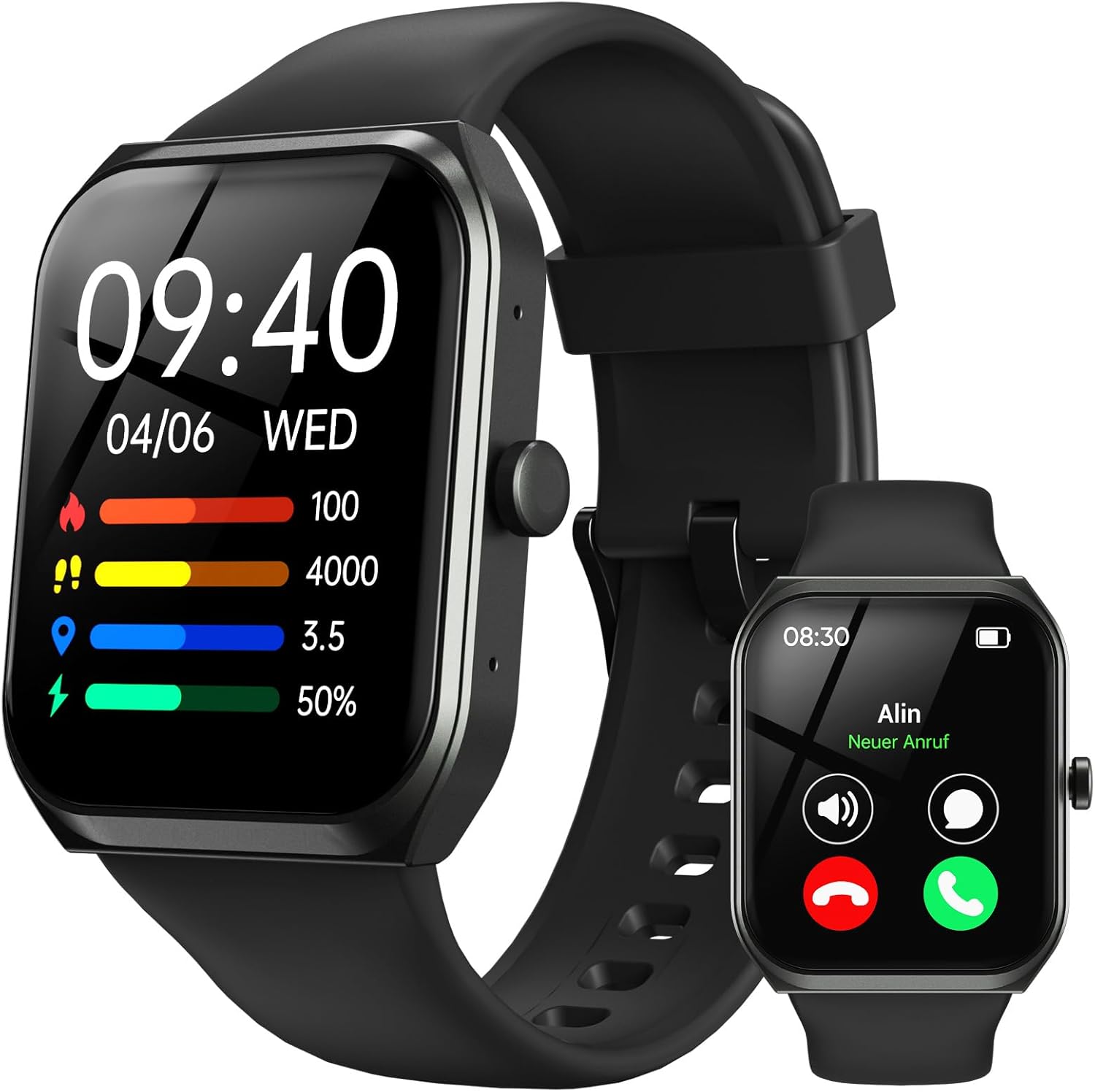 TUYOMA Smart Watch for Men Women -1.91" Fitness Watch with Answer/Make Calls, St...