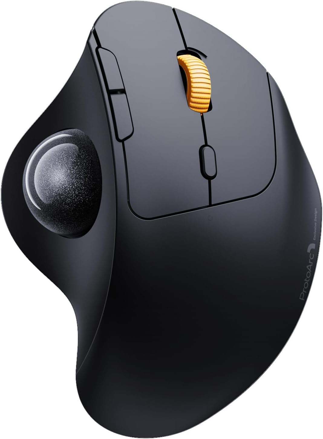 ProtoArc EM04 Trackball Mouse Wireless Bluetooth Mouse, Rechargeable Ergonomic M...