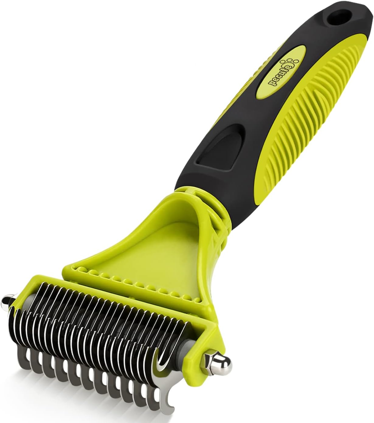 pecute Dog Brush, Cat Brush for Grooming, Double Sided Blade Dog Rake, Dog Under...