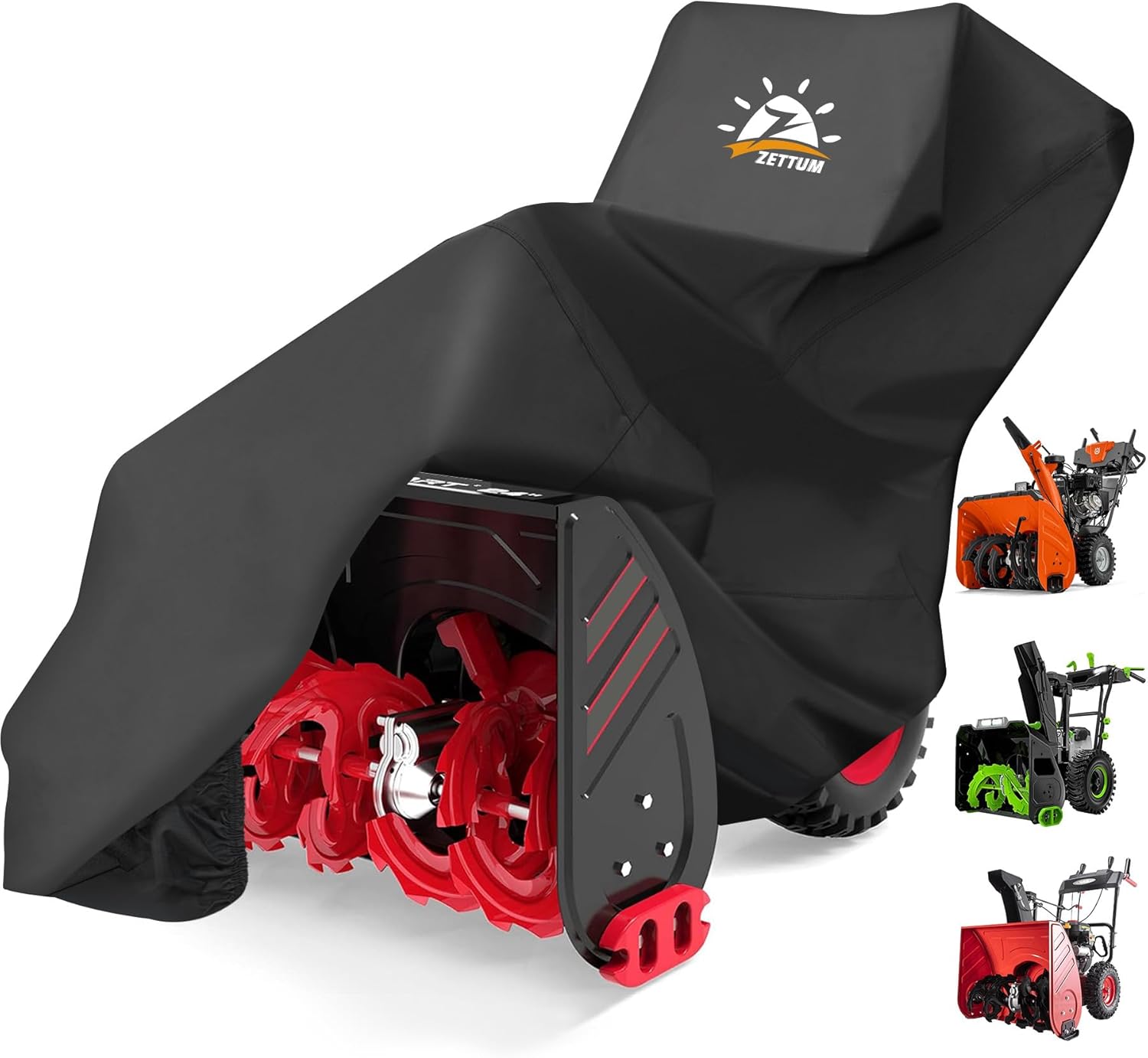 Snow Blower Cover - 600D Snowblower Covers Waterproof Heavy Duty, Outdoor Snow T...