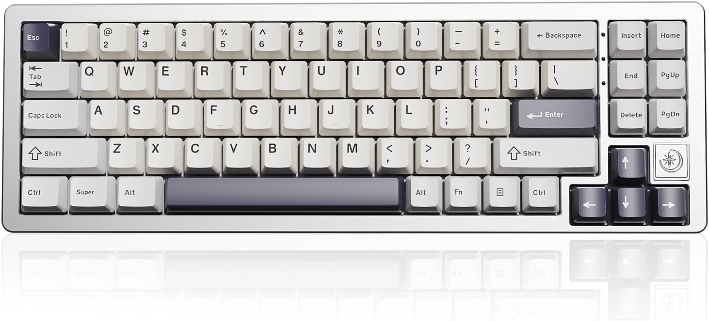 YUNZII AL71 75% Mechanical Keyboard, Full Aluminum CNC, Hot Swappable Gasket, 2....