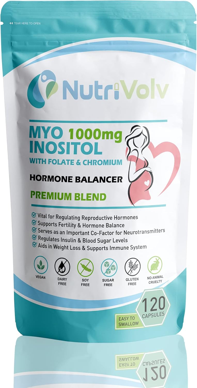 Myo Inositol 1000mg with Folate & Chromium Supplem...
