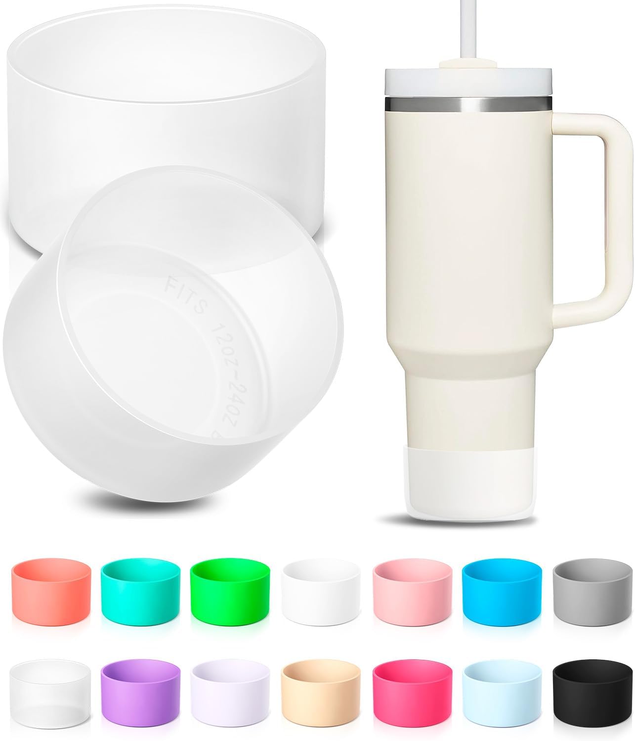 KTKUDY Silicone Boot, Special Boot Cover for Stanley Quencher Tumbler H2.0, High...