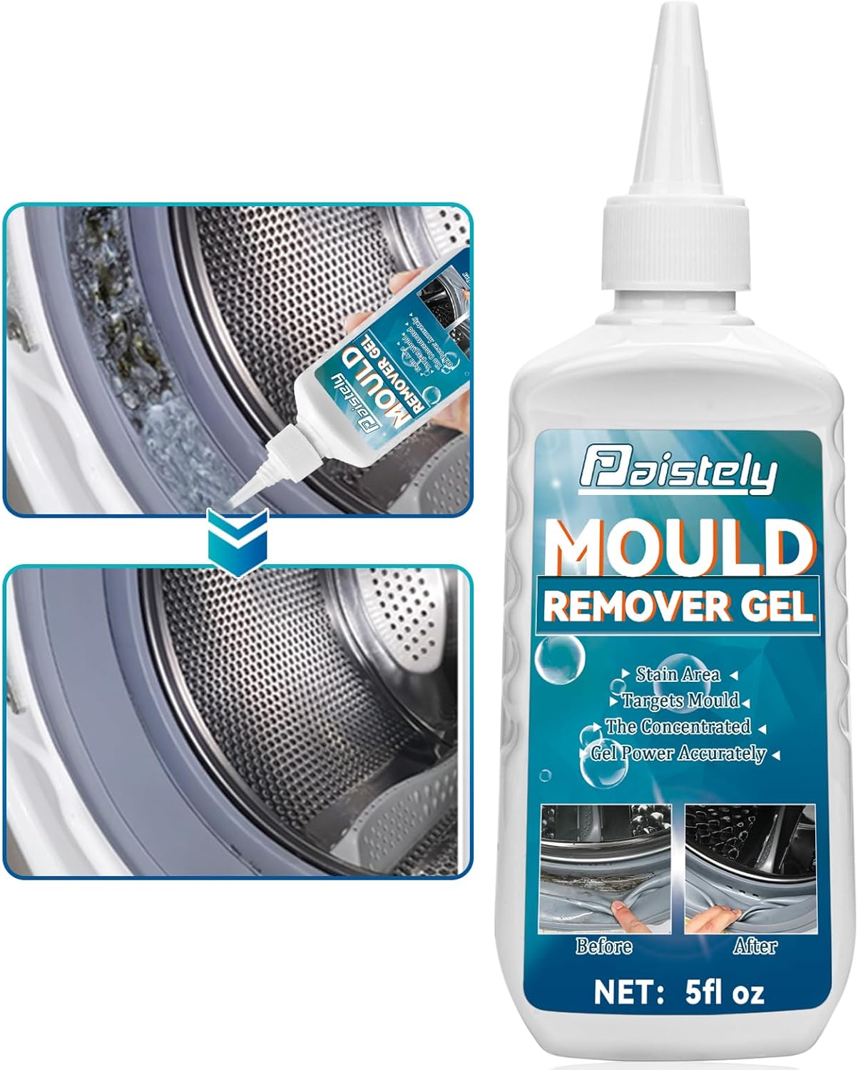 Mould Remover, Large Capacity Mould Remover Gel, Household Mildew Removal, Mould...