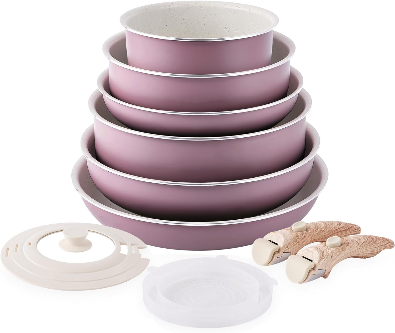 Nonstick Pots and Pans Set, Innovative YIIFEEO Kitchen Cookware Sets, Special De...