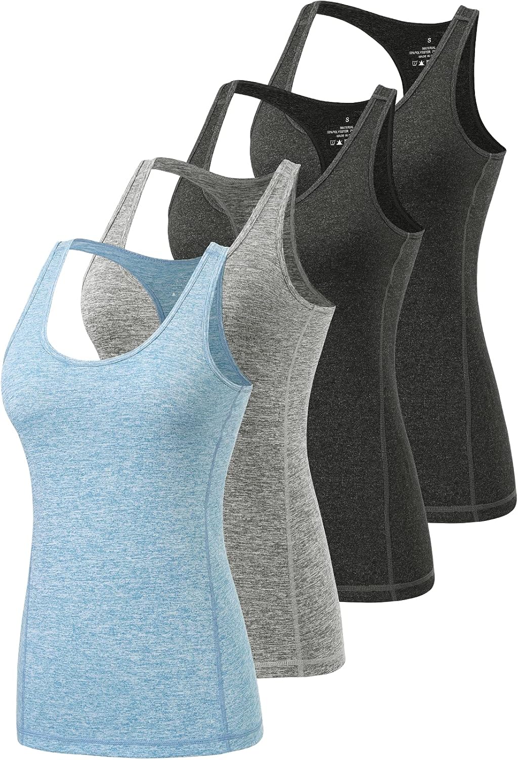 Vislivin Workout Tank Tops, Special Racerback Athletic Tanks for Women, Innovati...