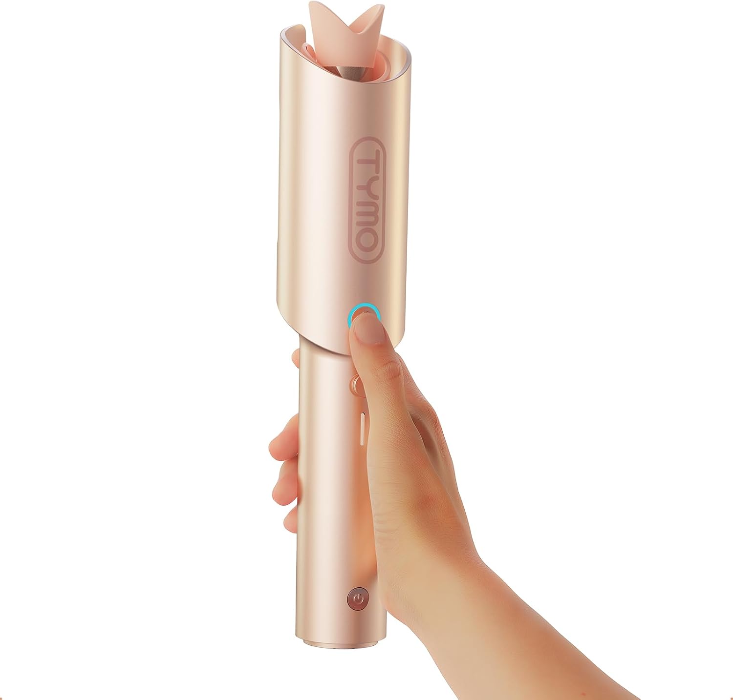 Cordless Automatic Curling Iron 1 inch - TYMO CURLGO Rotating Curling Wand Anti-...
