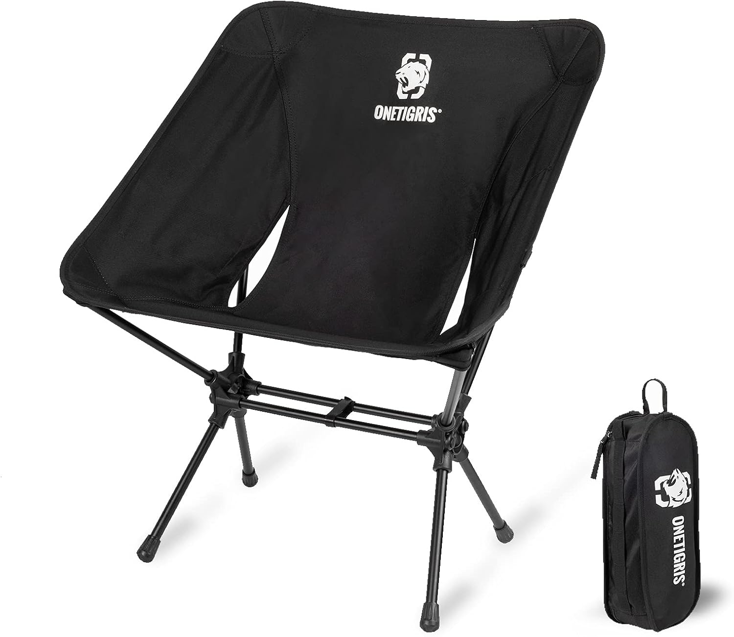 OneTigris PROMENADE Folding Camping Chair, 150kg Capacity Compact Outdoor Chair...