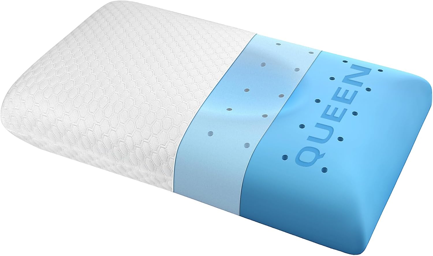 inight Queen Memory Foam Pillow, Side Sleeper Pillow, Queen Pillow for Back Slee...