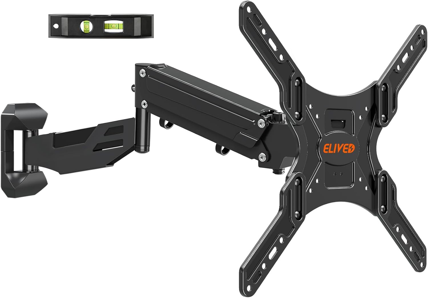 ELIVED Height Adjustable TV Wall Mount for Most 23-55 Inch TVs, Spring Arm Full...