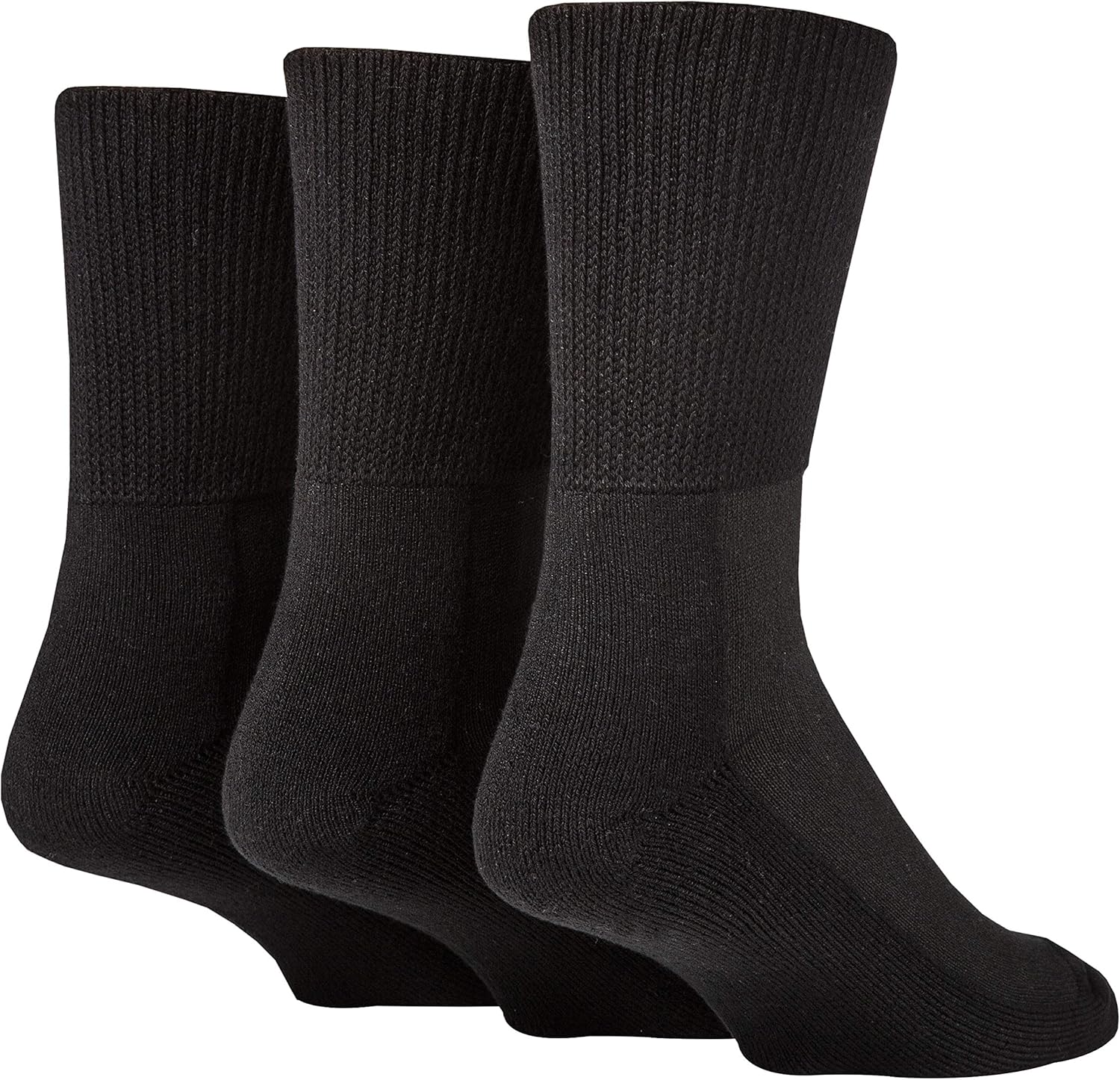 IOMI Footnurse - 3 Pack Unisex Extra Wide Bamboo Diabetic Socks | 4 Sizes | For...