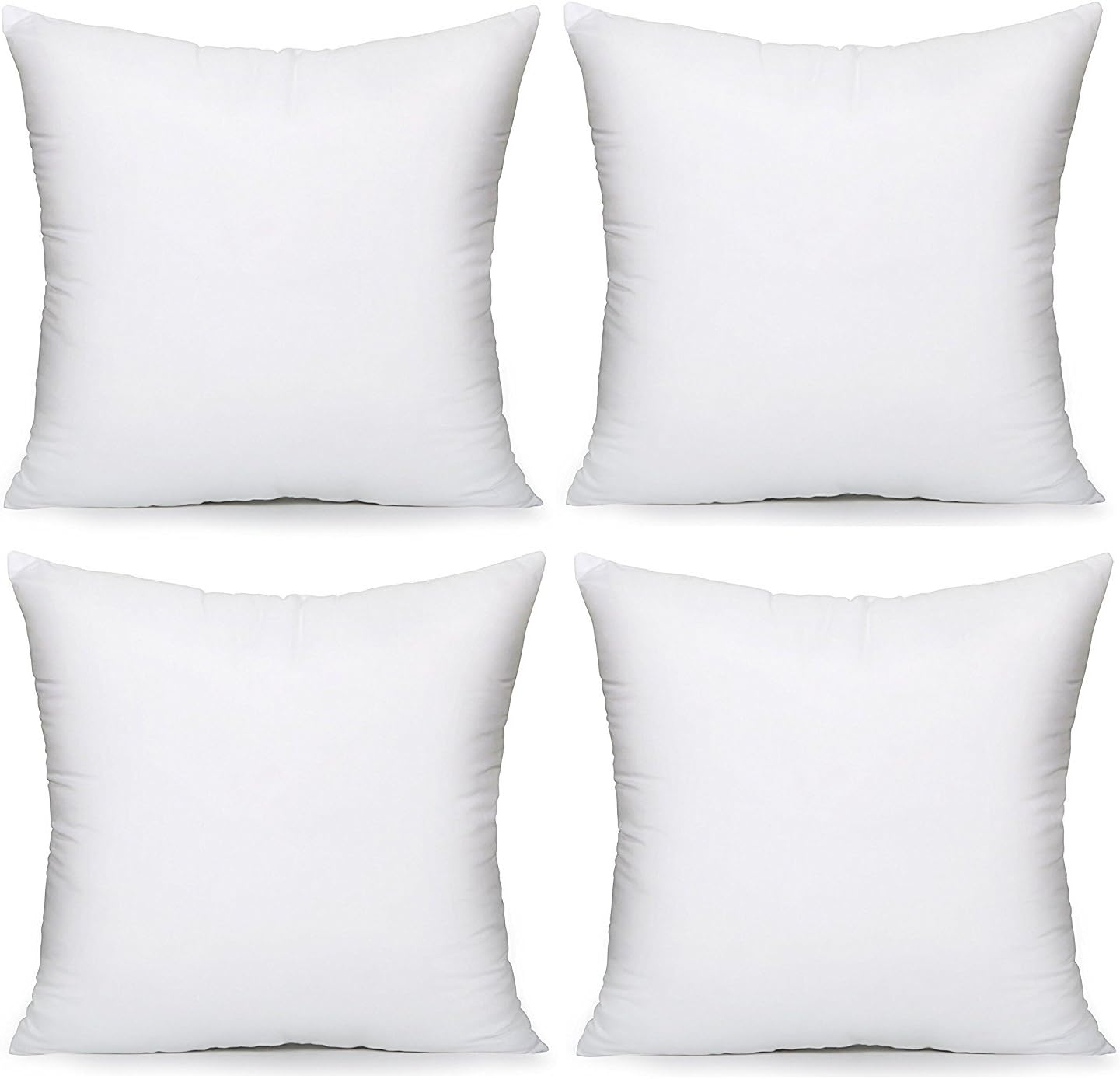 Luxury 18" x 18" (45cm x 45cm) Quality Hollowfibre Cushions Pads Inners Fillers-...