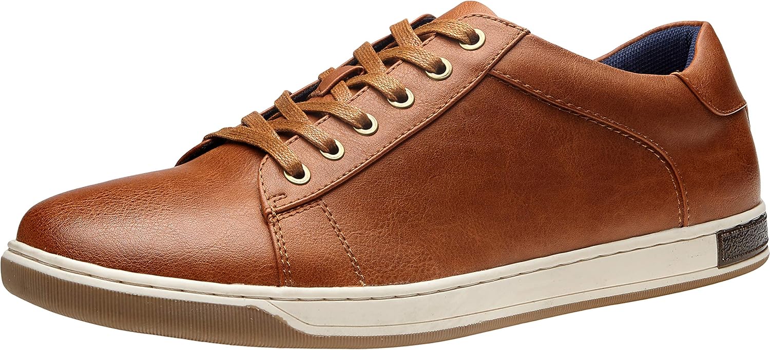 Vostey Men's Sneakers, Fashionable Casual Shoes for Comfort, Stylish Dress Sneak...