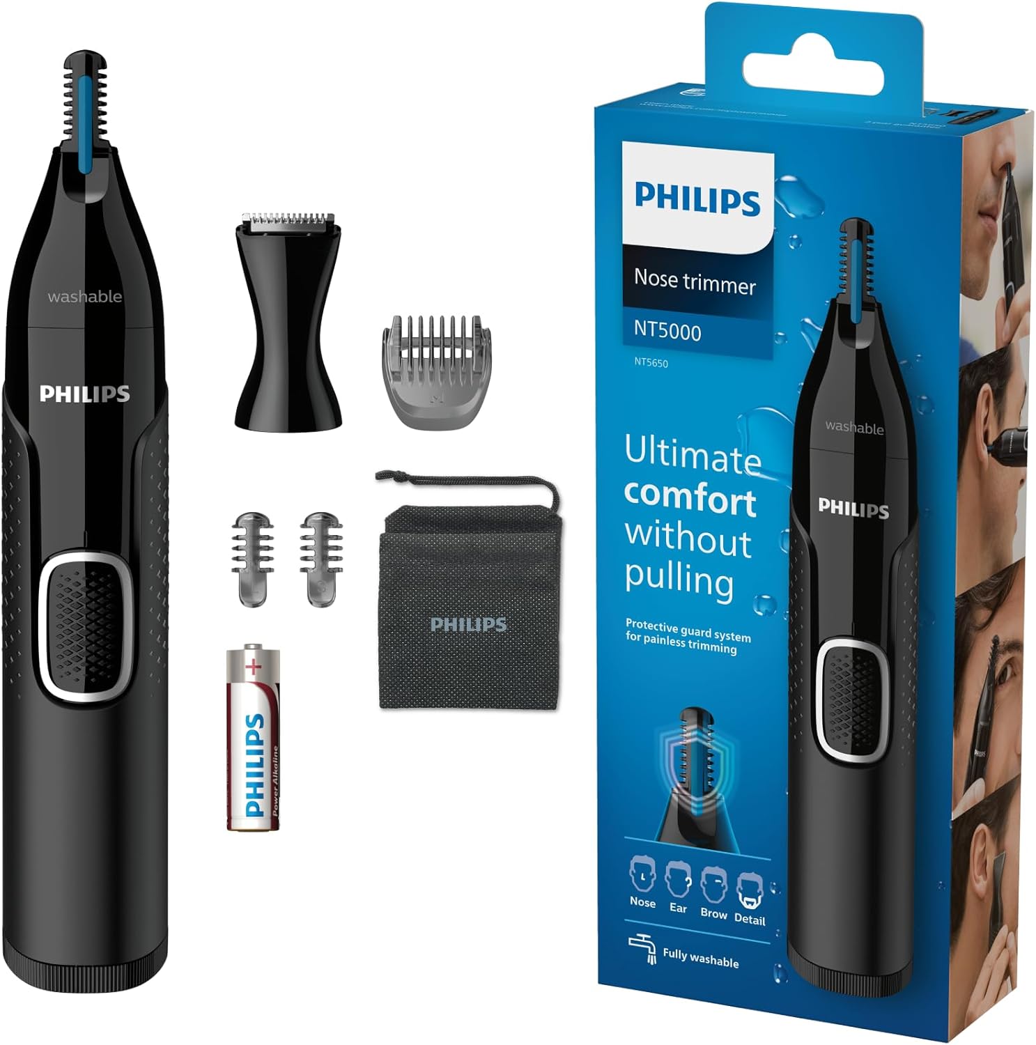 Philips Series NT5650/16 5000 Battery-Operated Nos...