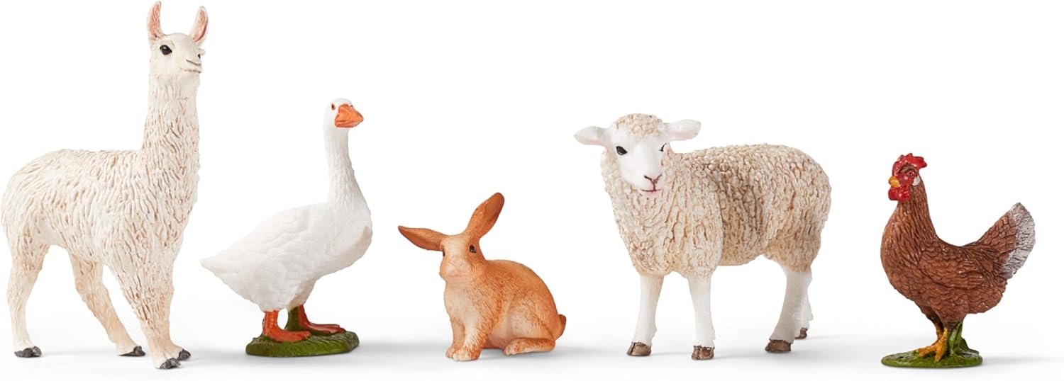 Schleich Farm World 5-Piece Farm Animal Toy Set In...