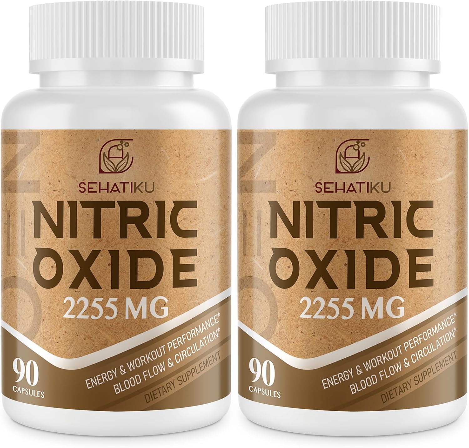 Nitric Oxide Supplement 2255 MG, Nitric Oxide Booster & 6-in-1 Phytonutrient Ble...