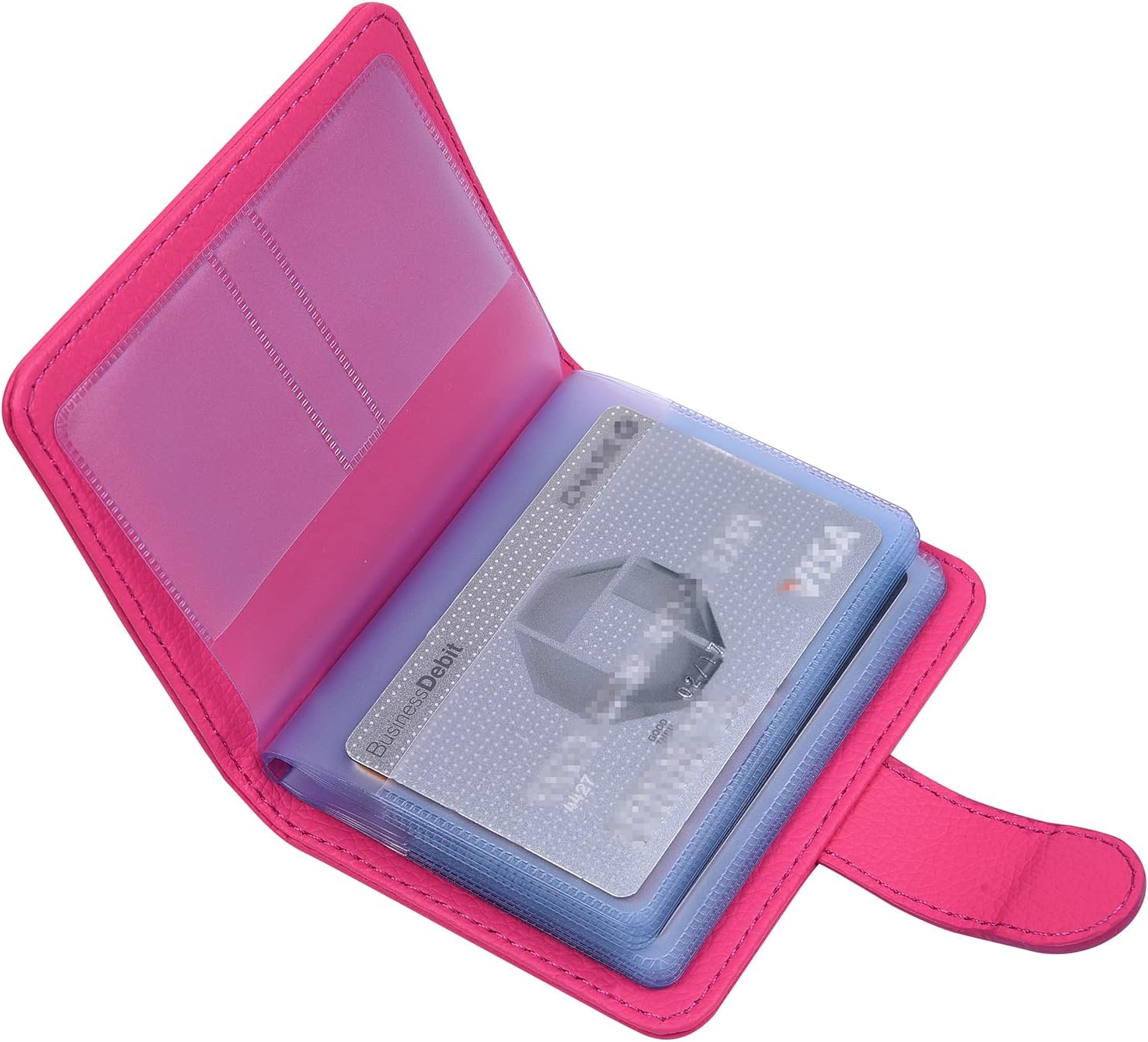 wisdompro Credit Card Holders for Men & Women, PU Leather RFID Blocking Debit Ca...