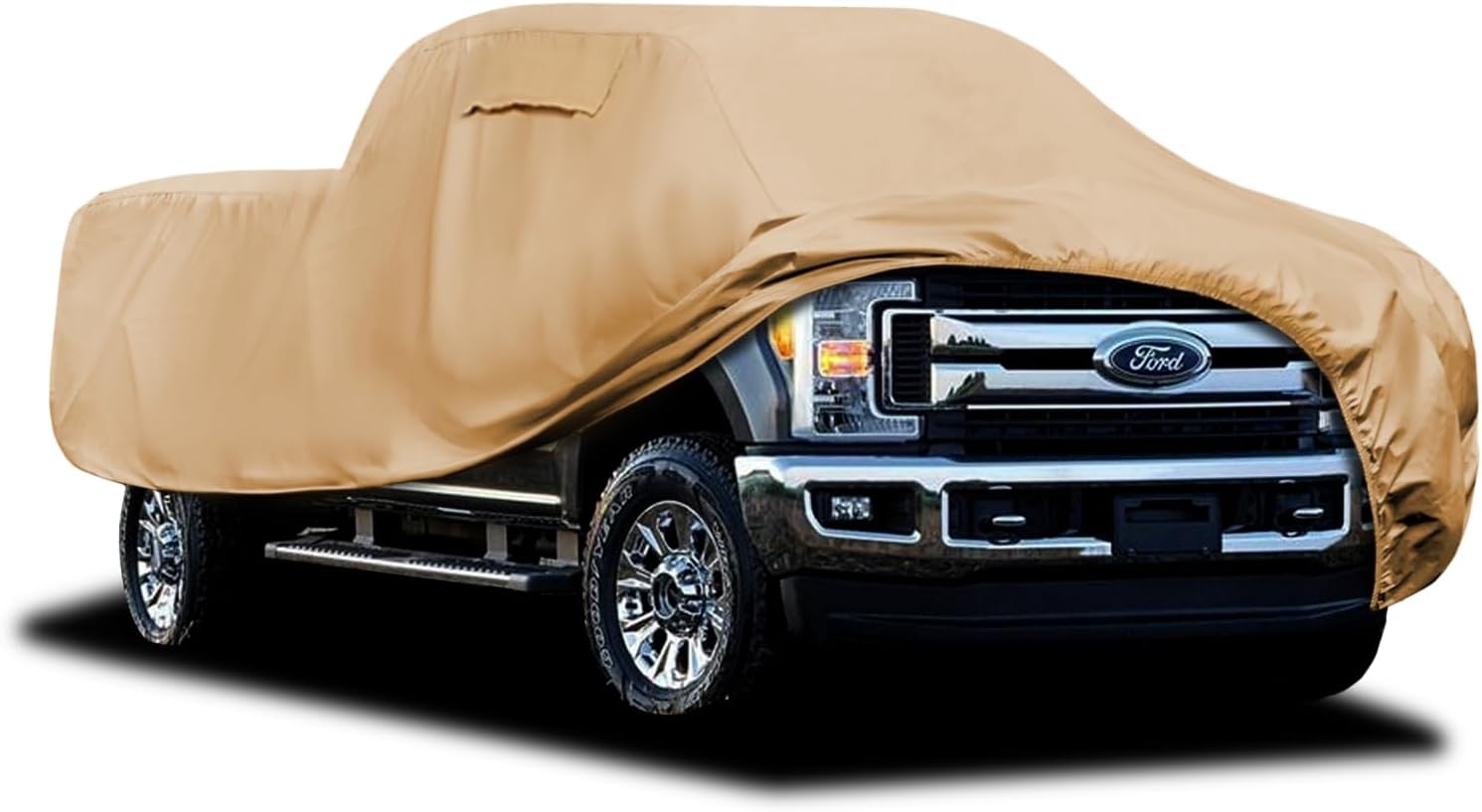 Heavy Duty Outdoor Car Cover, Custom Fit For Ford F250/F350, Special Windproof C...