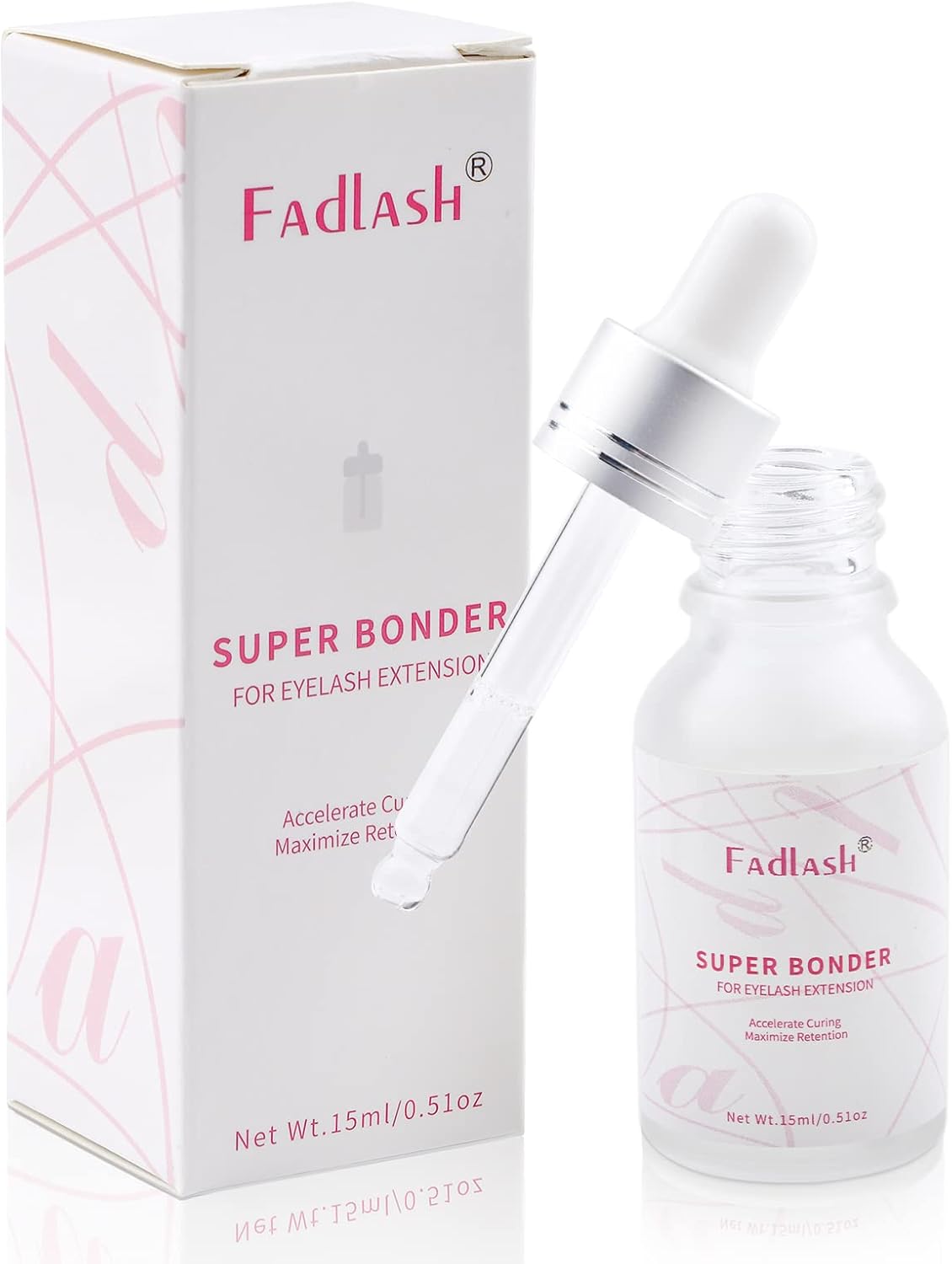 FADLASH Lash Bonder for Eyelash Extensions Lash Extension Sealant Glue Accelerat...