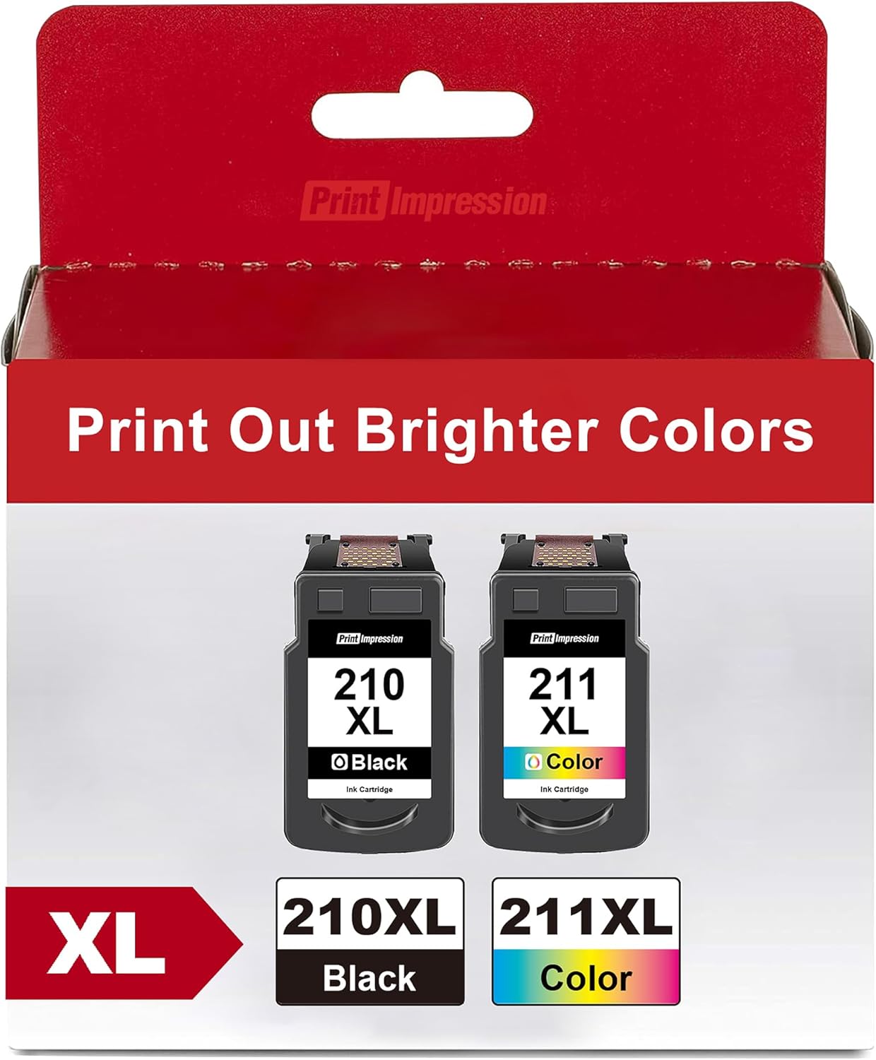 210XL and 211XL Ink Cartridges Replacement for Canon 210 XL and 211 XL Ink Cartr...