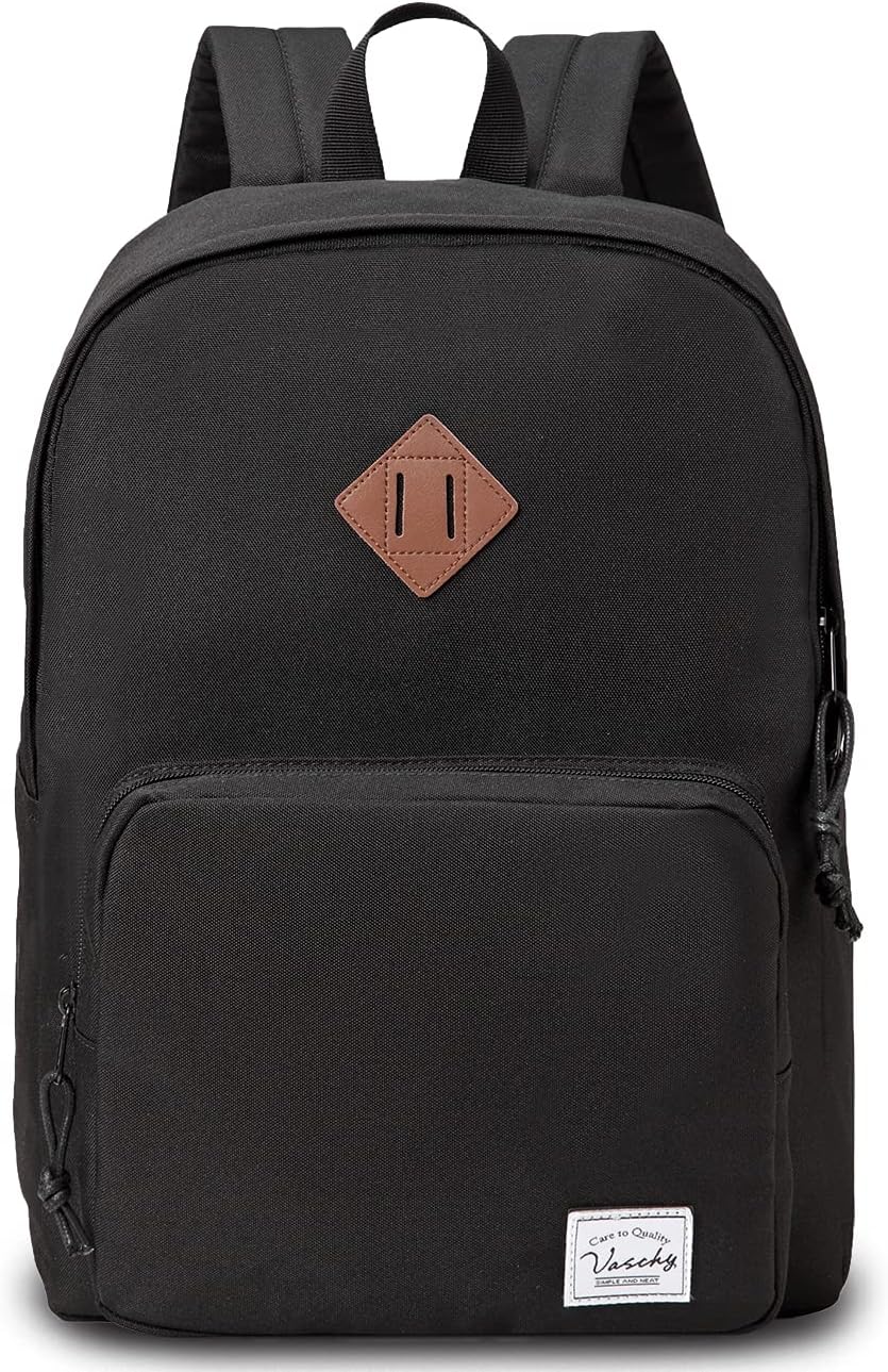 VASCHY School Backpack, Ultra Lightweight Backpack for Men Women Schoolbag Bookb...
