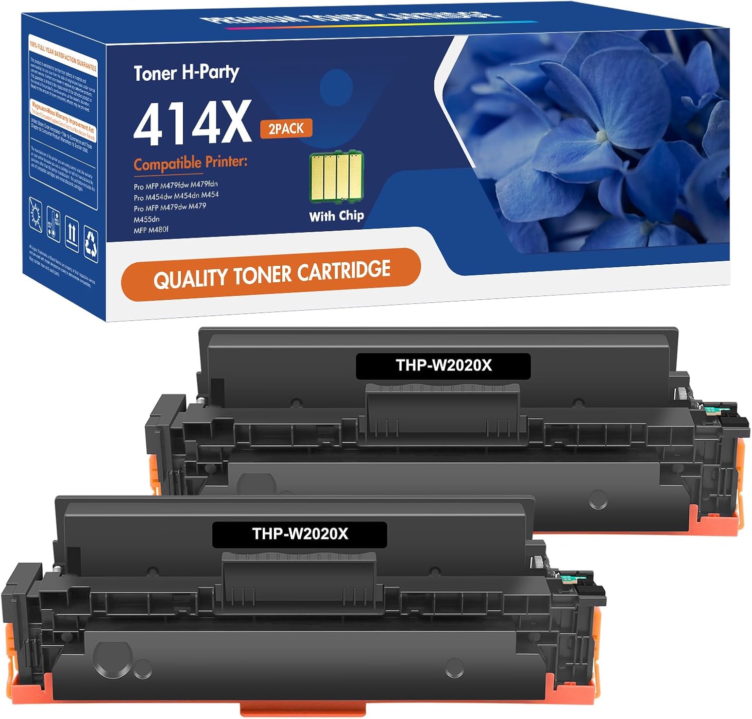 414X Black Toner Cartridges, Special High Yield MFP M479fdw Toner, Innovative Co...
