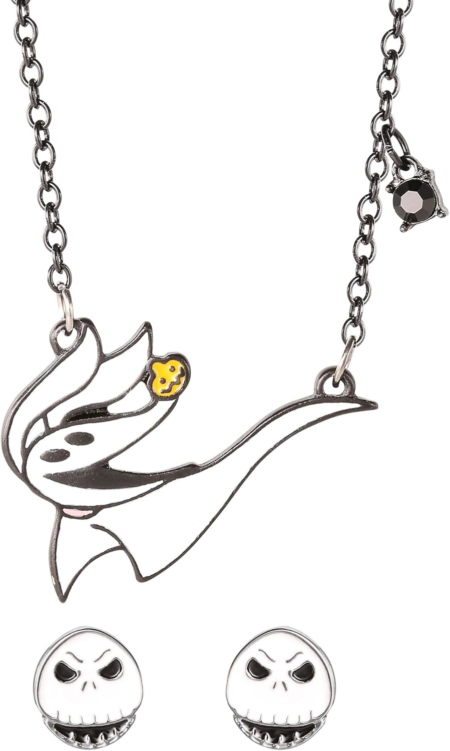 Disney The Nightmare Before Christmas Womens Necklace and Earrings Set Jewelry S...