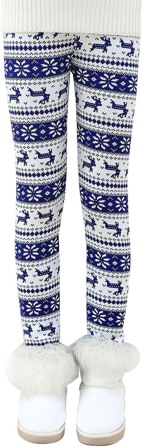 BOOPH Girl Winter Thick Warm Pant Printing Fleece Lined Legging Tight 2-12 Years...
