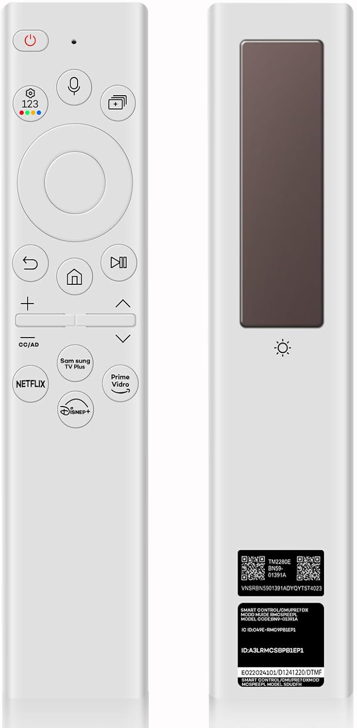 BN59-01391A Solar Voice Remote Replacement for Samsung Frame TV Remote with Blue...