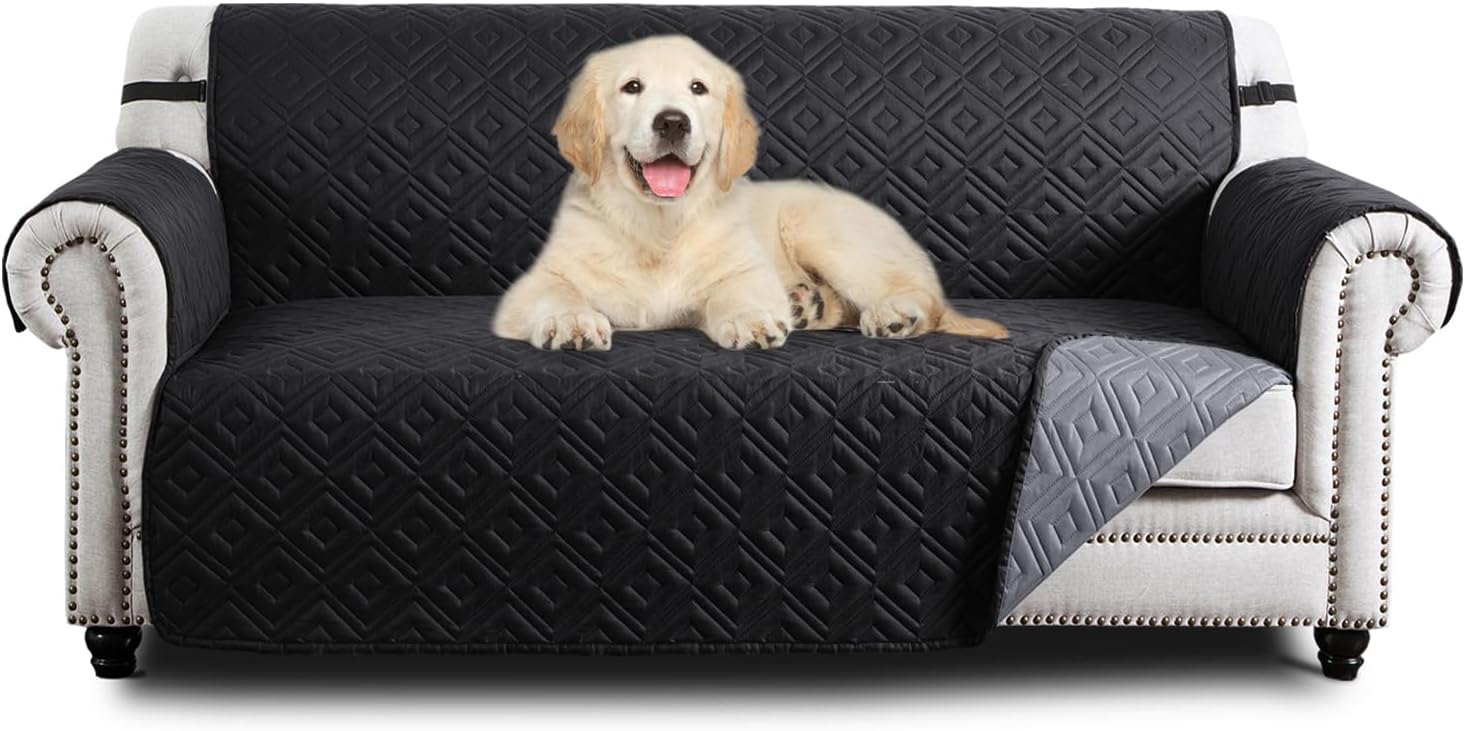 Hafaa Sofa Cover, Special 3 Seater Water Resistant Sofa Slipcover, Innovative Bl...