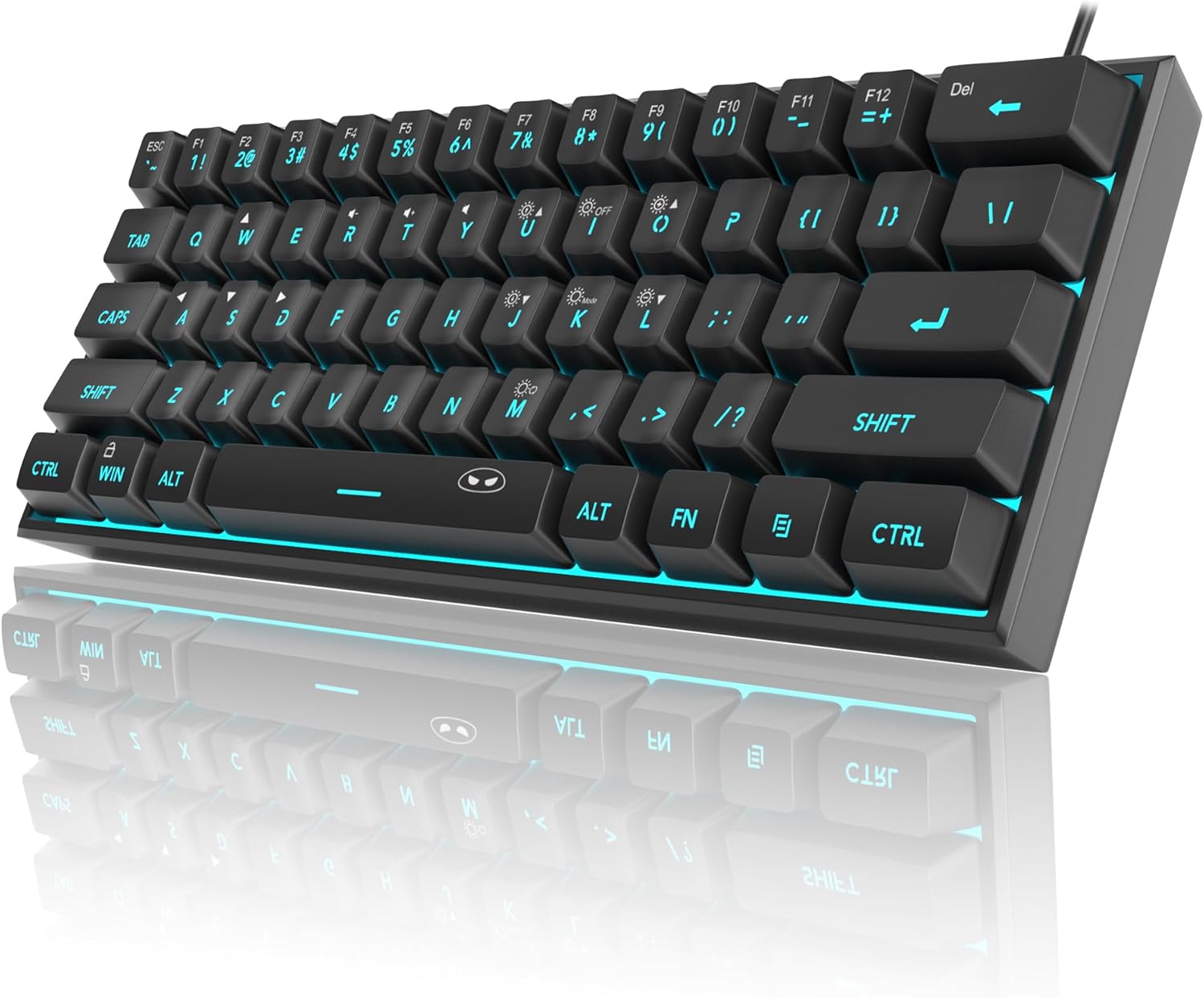 MageGee 60% Gaming Keyboard,Waterproof Ultra-Compact Mini 61 Keys Keyboard RGB B...