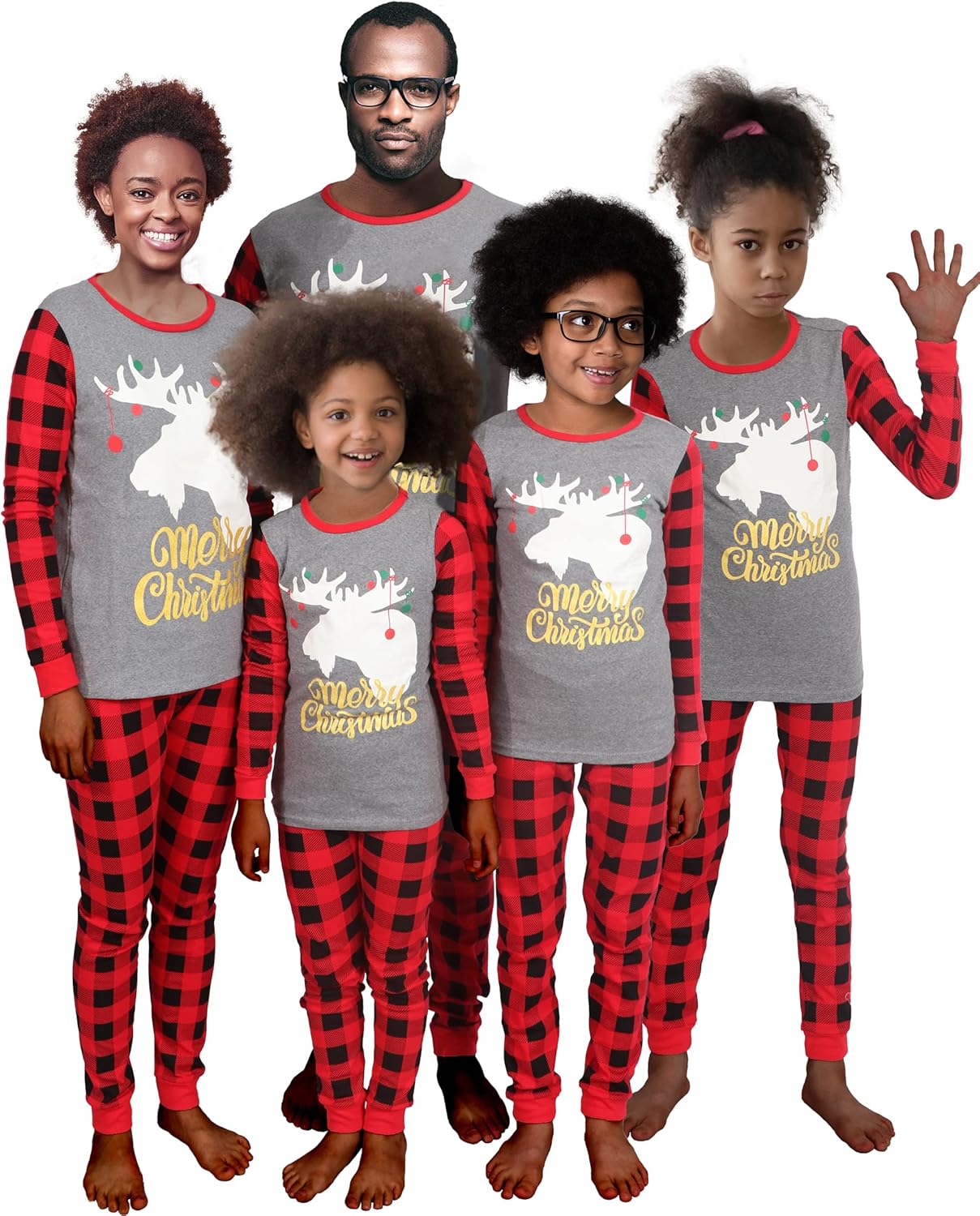 Matching Family Pajamas Christmas Sleepwear Cotton Holiday Skeleton Halloween 20...