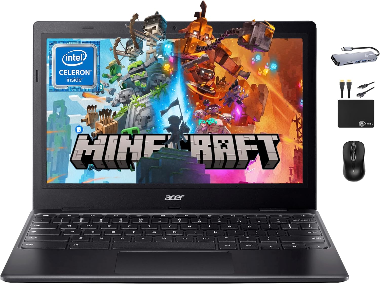 Acer 2024 Newest 311 Chromebook Laptop Student Business, Dual-Core Intel N4500 P...