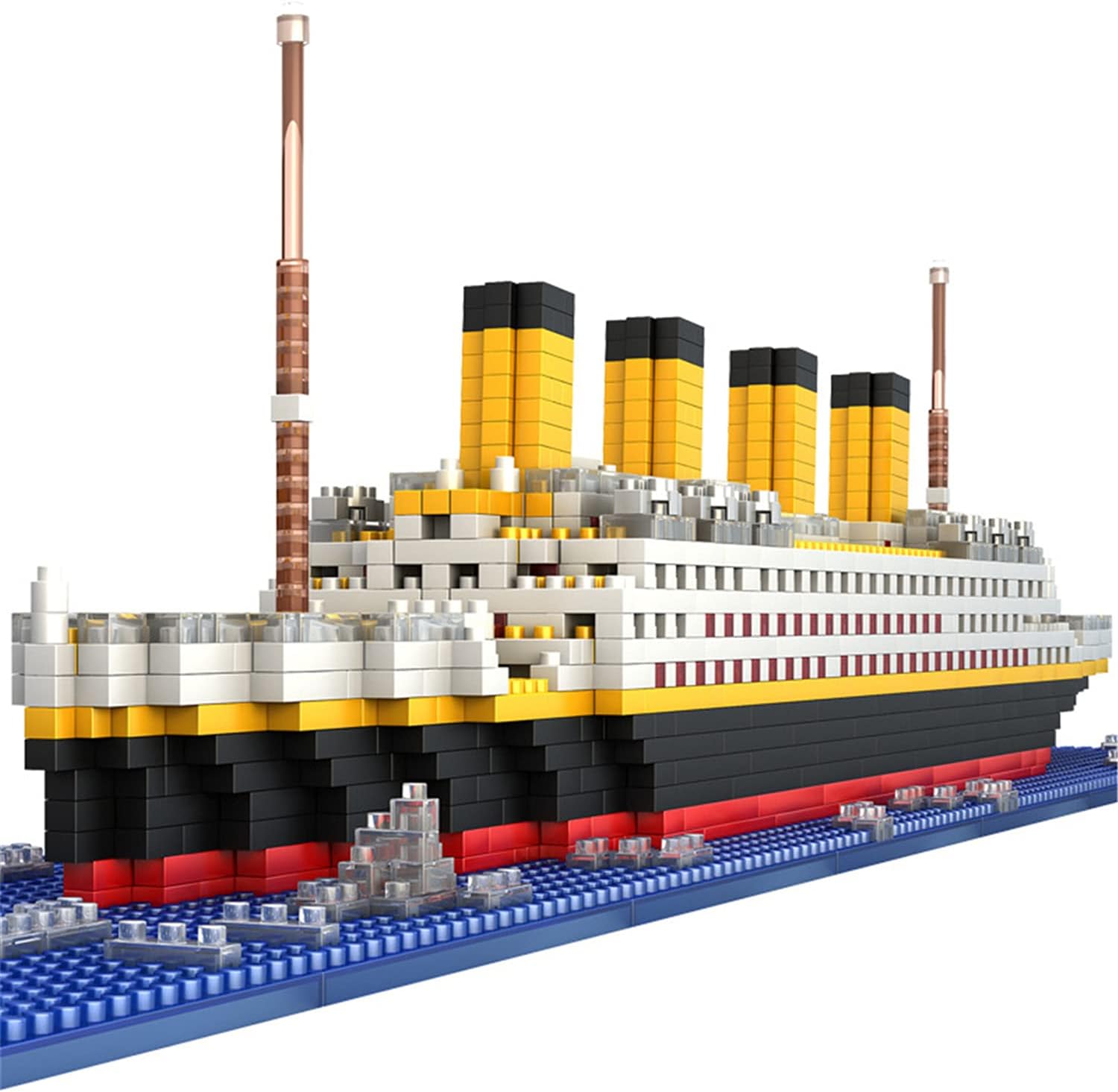Titanic Ship Model Building Block Set, Special 3D Puzzle Sets DIY Educational To...