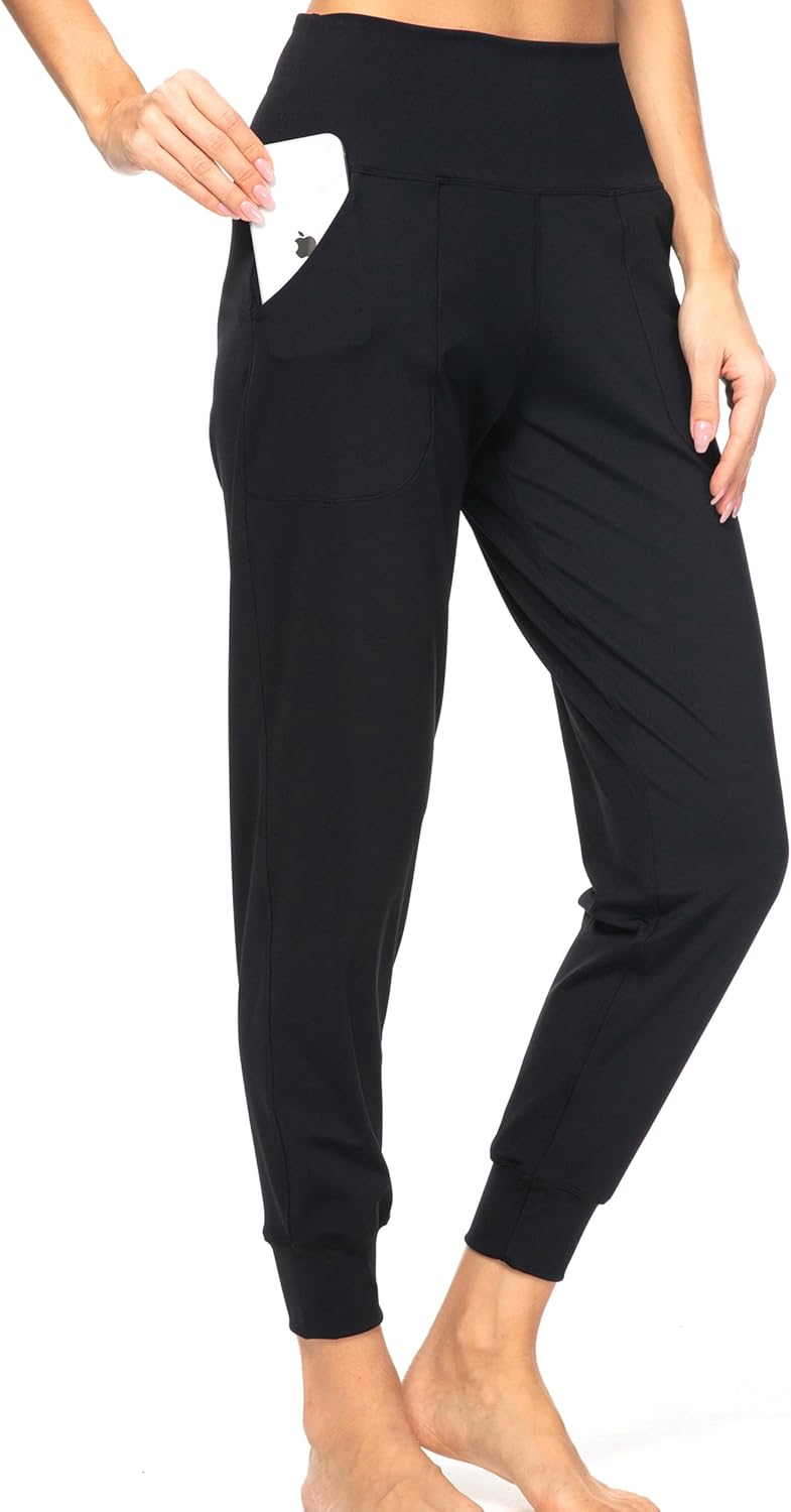 Kcutteyg Womens Joggers with Pockets, Lightweight Quick Dry Athletic Workout Sof...