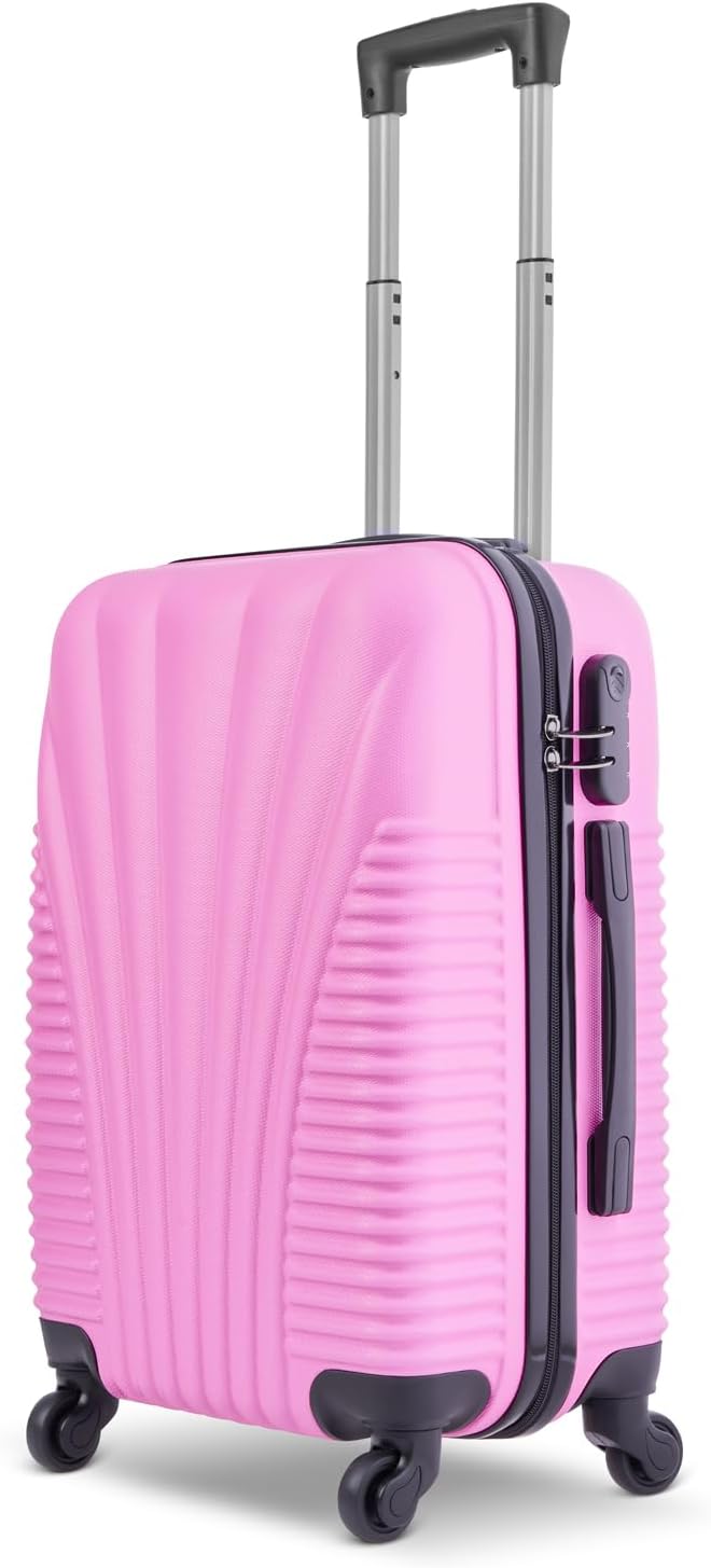 SA Products Cabin Suitcase - Hardshell Airline-Approved Luggage Bag for Travel -...