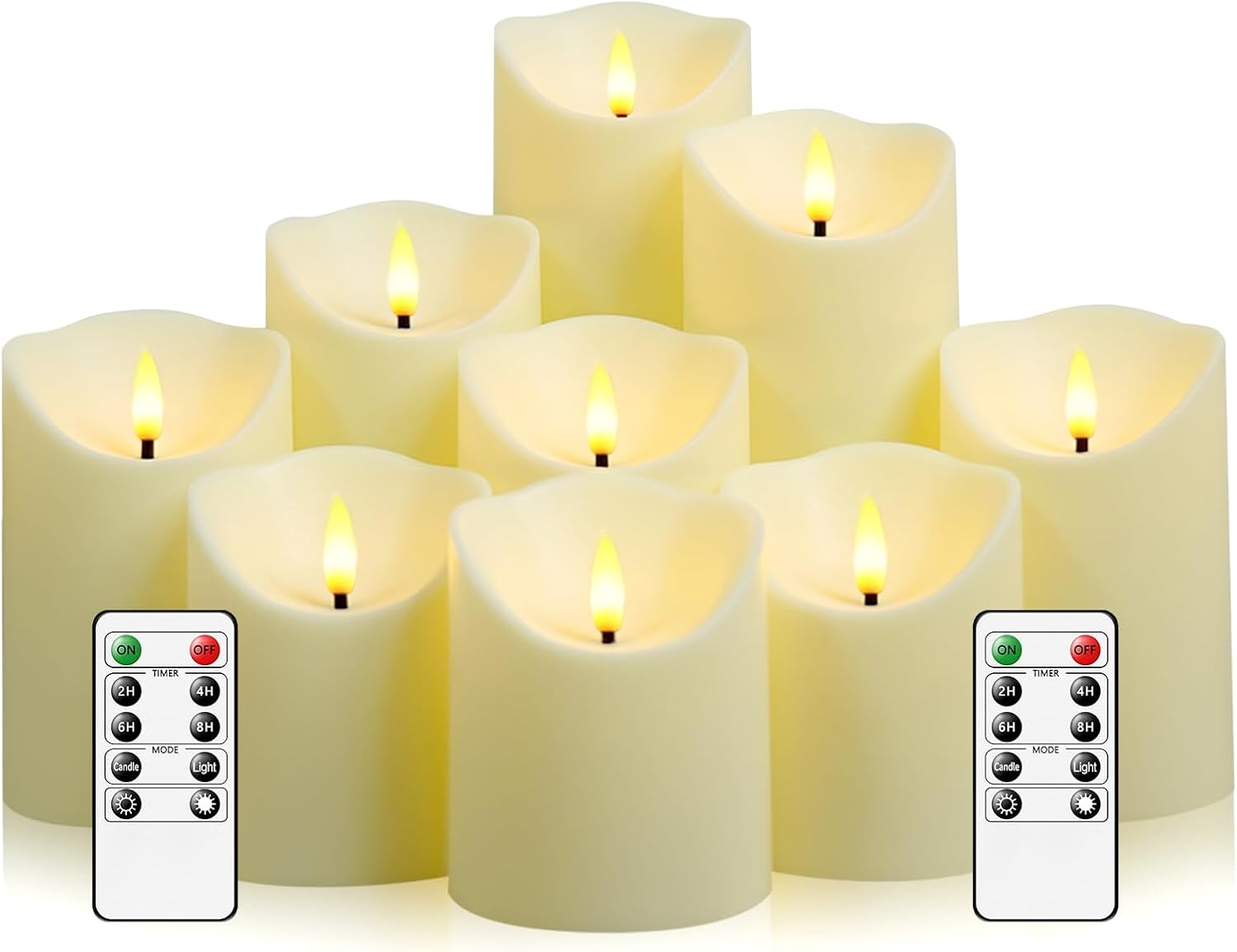 Flameless Candles, LED Candles,Plastics Realistic Candle，flameless Candles with...