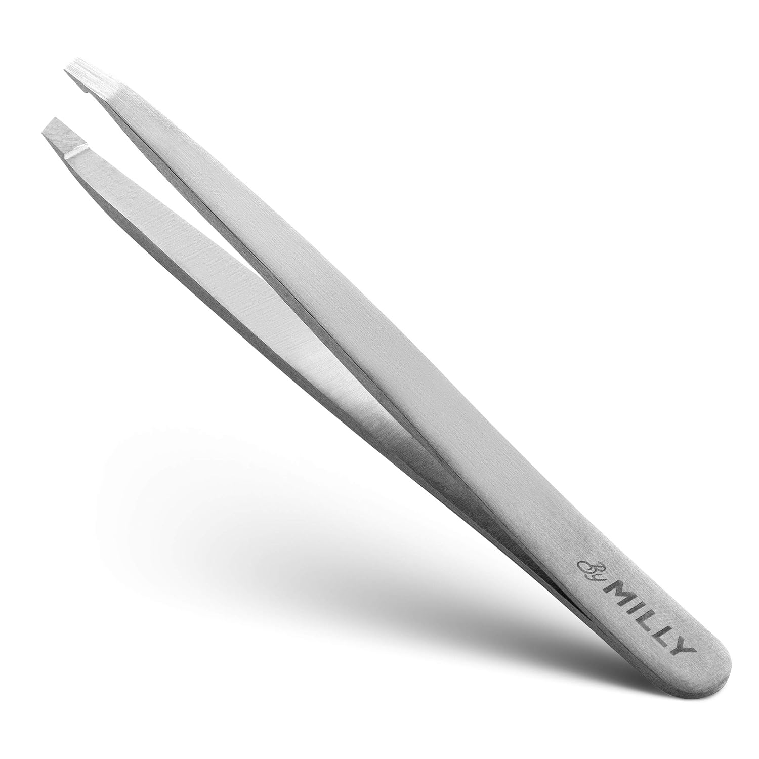 Professional Slanted Tweezers for Women & Men | High Carbon Stainless Steel Shar...