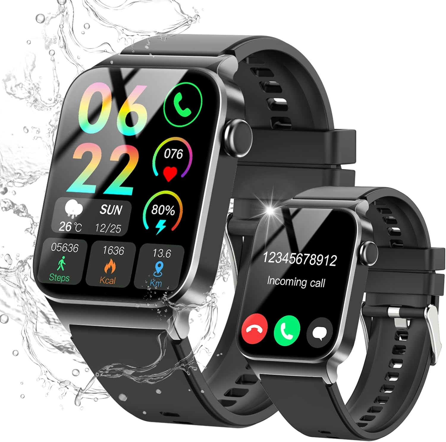 VKROBAG Smart Watch for Men Women Answer/Make Call...