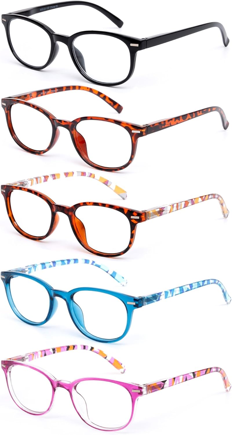EFE Reading Glasses for Men Women Lightweight Ultra-Clear Vision Eyewear Spring...