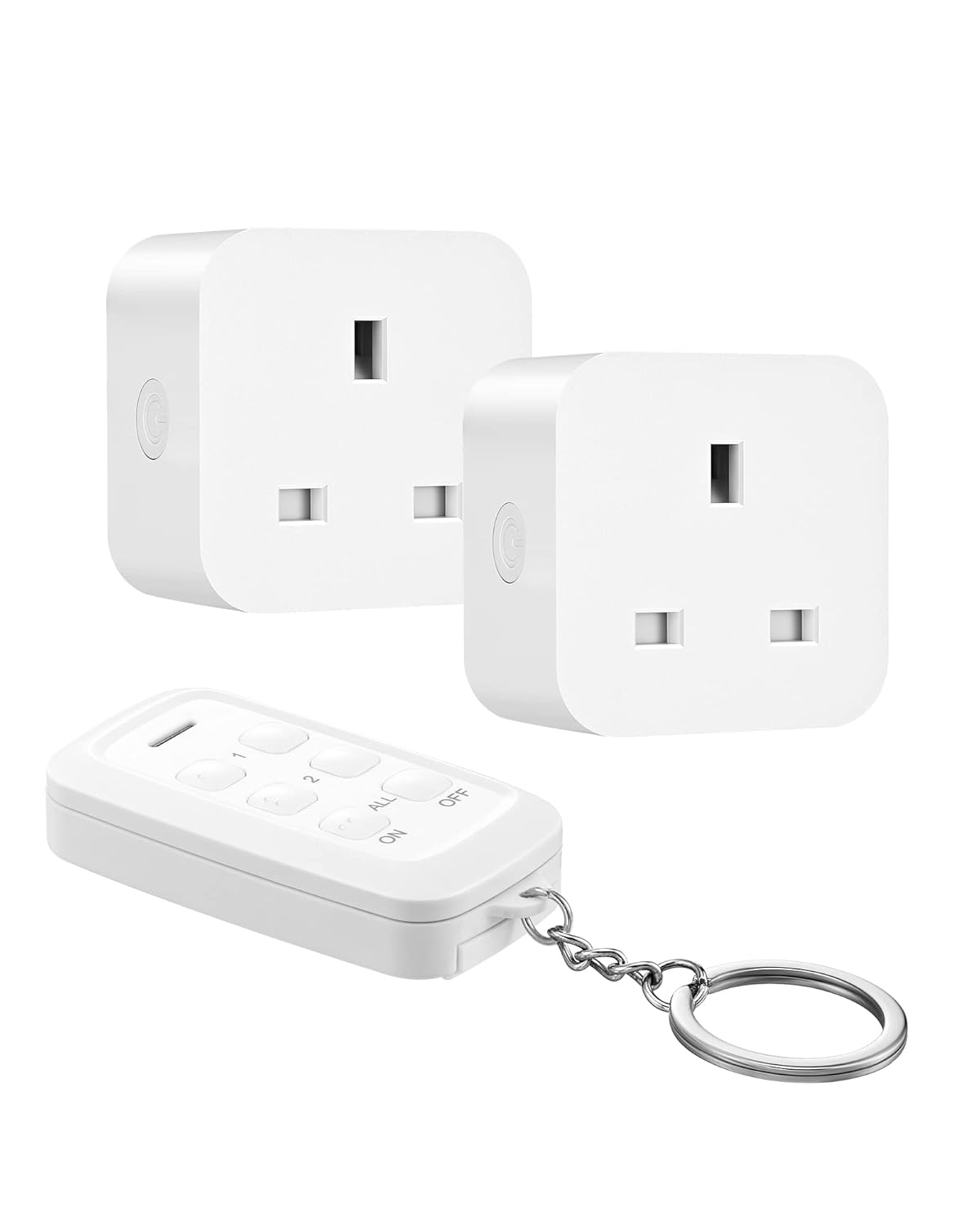 DEWENWILS Remote Control Sockets with 30m/100ft Long Range, Programmable Heavy D...