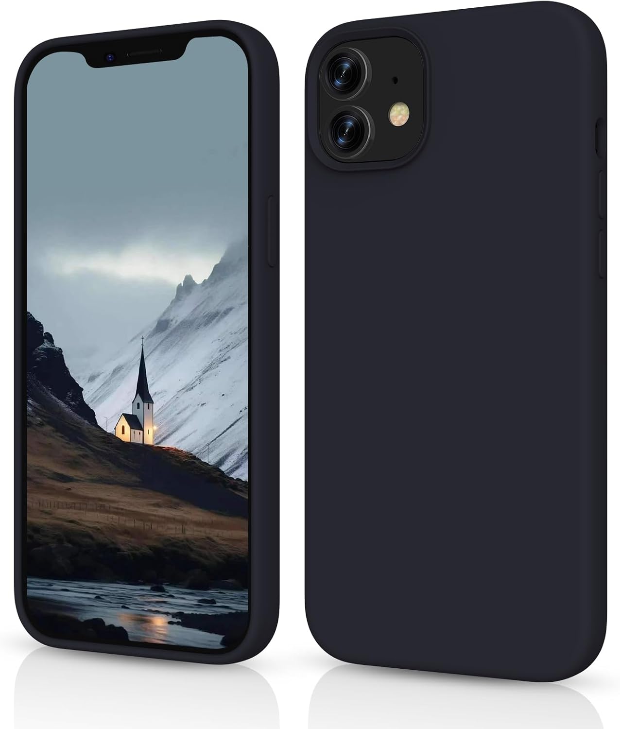 OitiYaa Silicone Case Compatible with iPhone 12/12 Pro Case 6.1 inch, Soft Ultra...