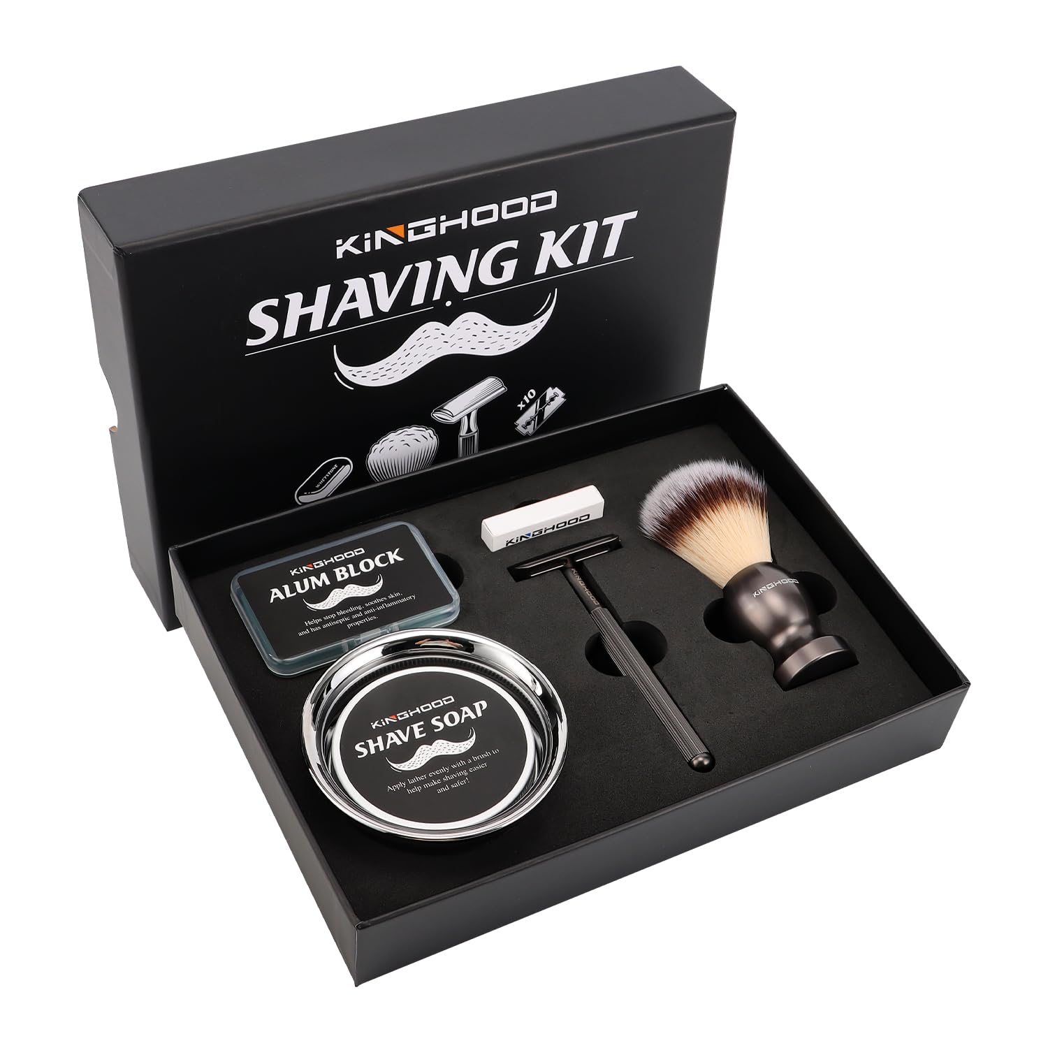 Safety Razor Kit, Special Single Blade Razor Set for Smooth Shaving, Innovative...