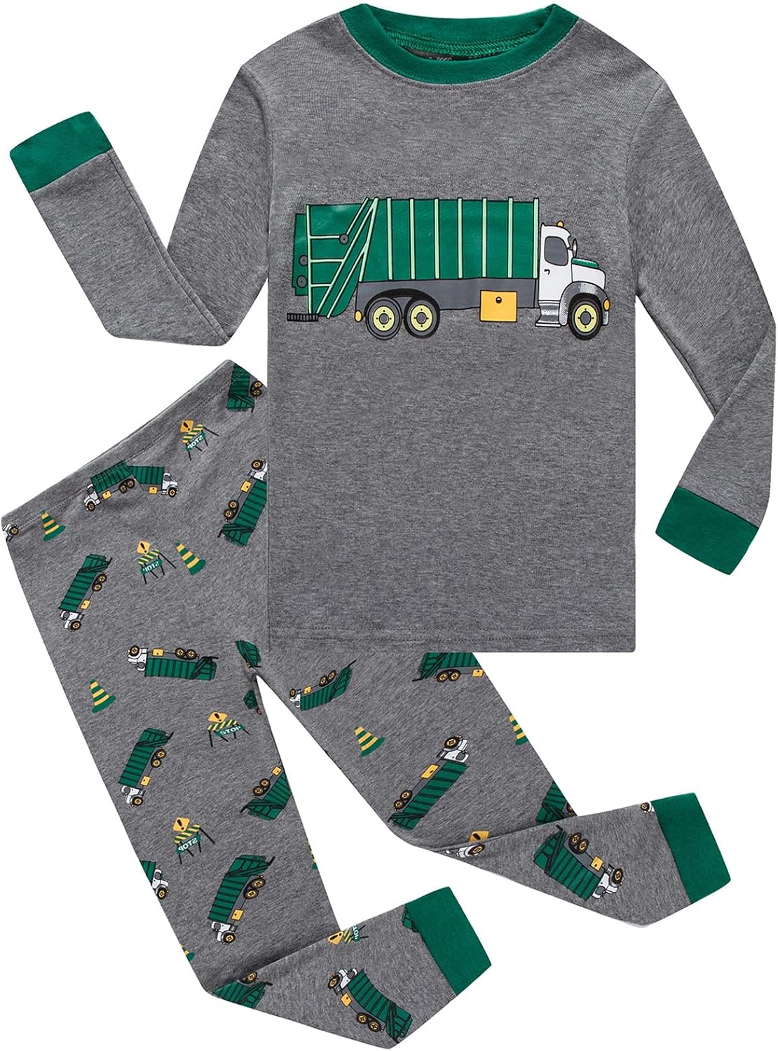 Boys Cotton Pajamas Long Sleeve Toddler Boys Pjs Kids Sleepwear Sets 18months-18...