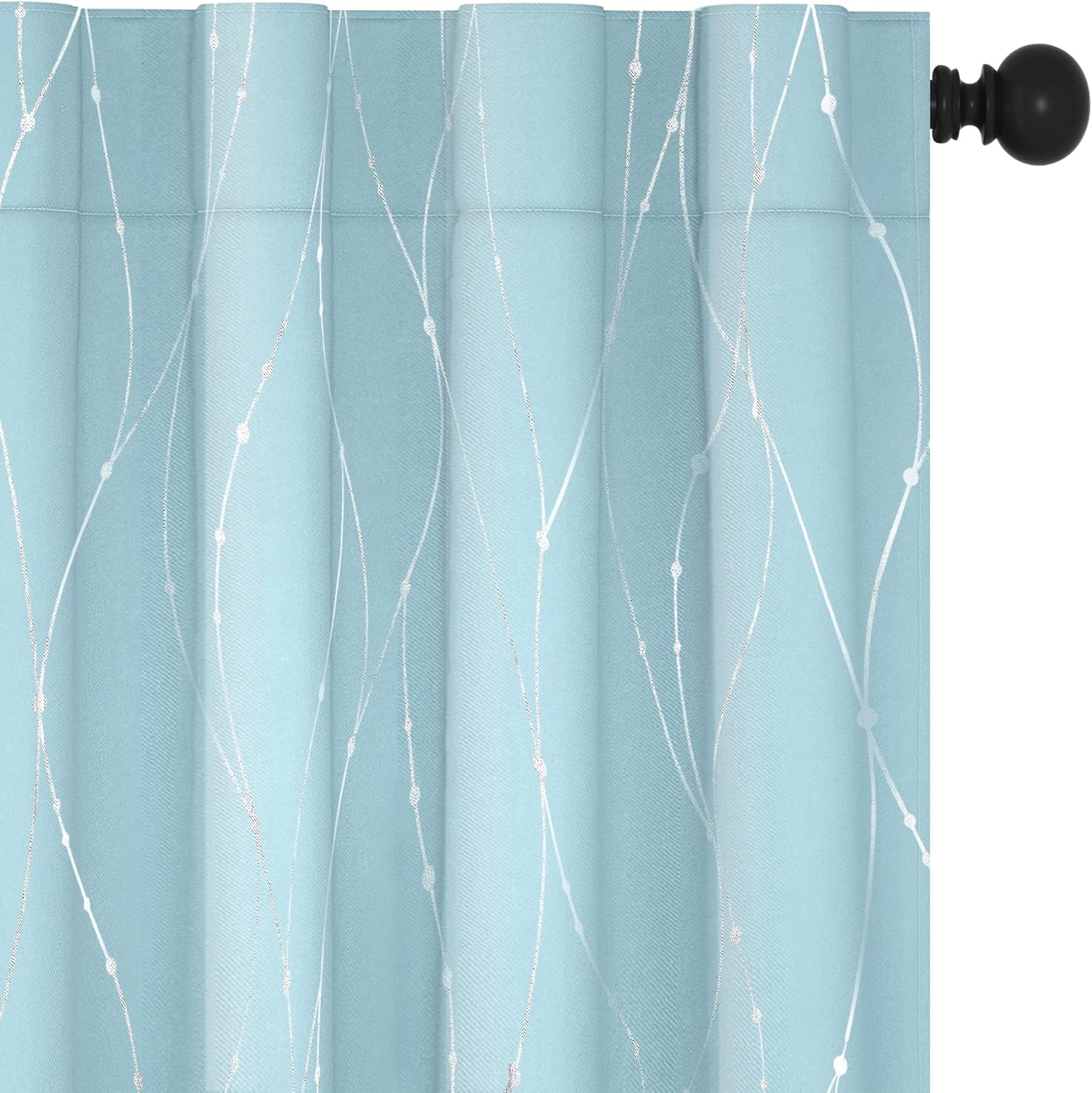 Deconovo Farmhouse Curtains, Special Curtains for Living Room, Stylish Back Tab...