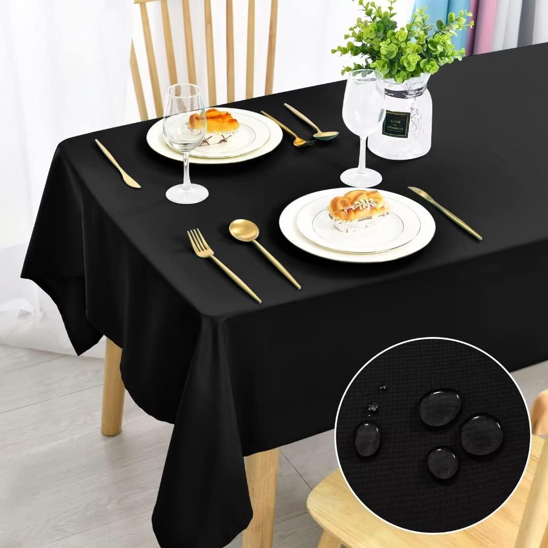DWCN Table Cloth Wipe Clean Tablecloth Outdoor Table Cloth Waterproof Tablecloth...