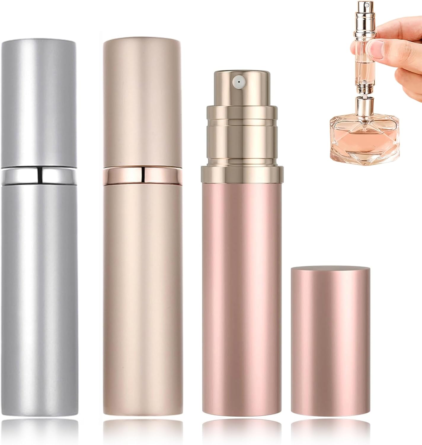 POTWPOT Atomizer Perfume Spray Bottle, Special Travel Spray Bottle in 3 Pack, In...